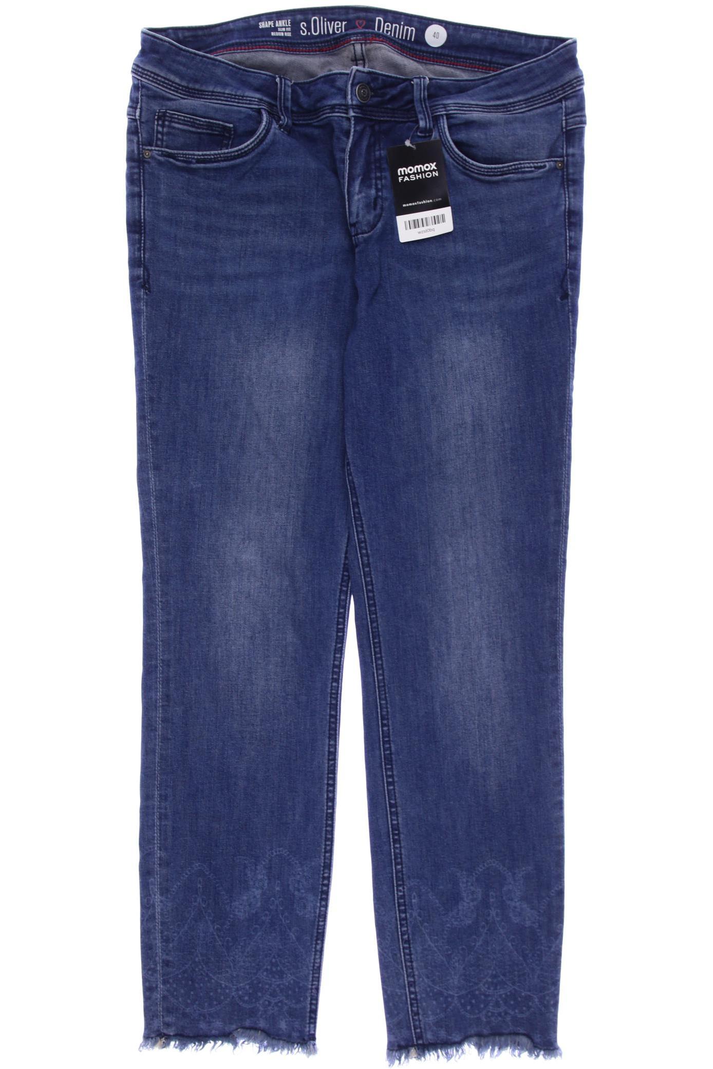 

s.Oliver Damen Jeans, blau