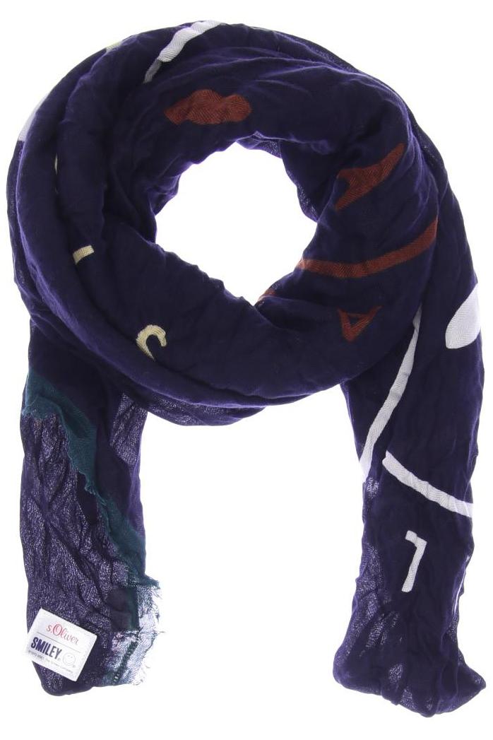 

s.Oliver Damen Schal, marineblau, Gr.
