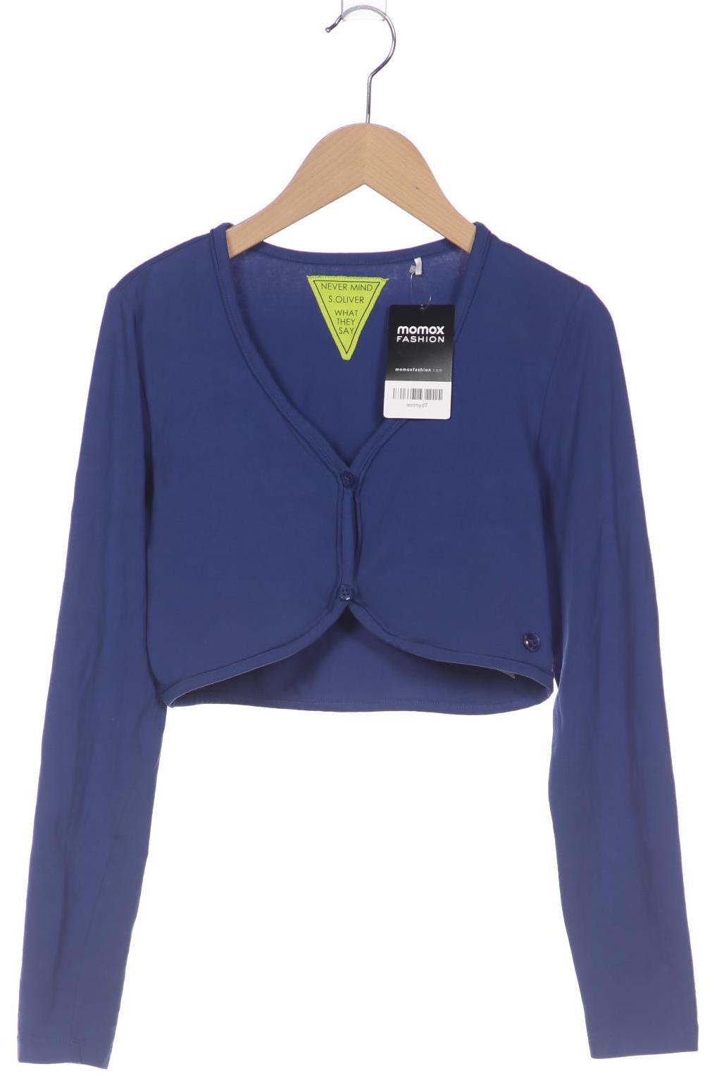 

s.Oliver Damen Strickjacke, blau, Gr. 42