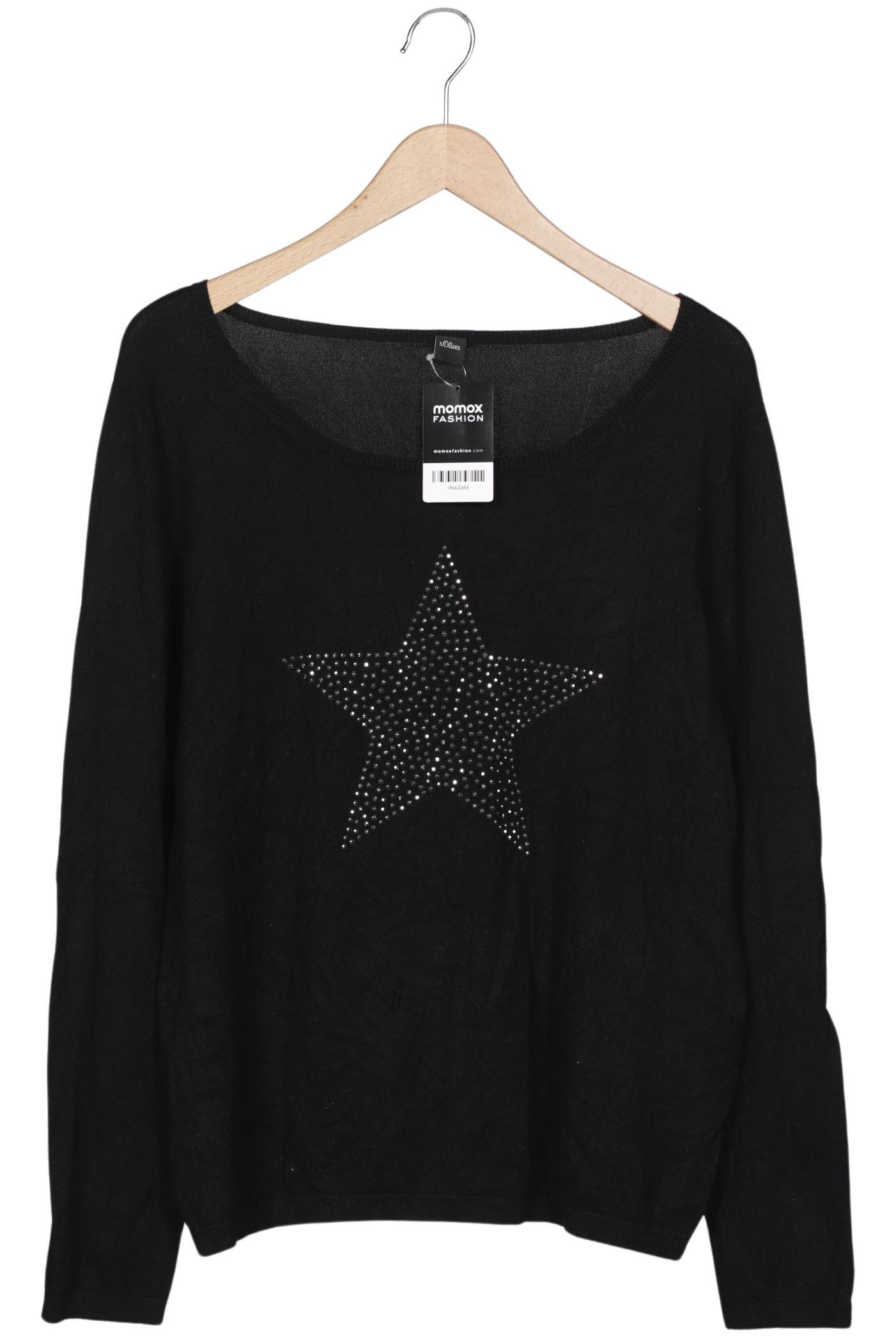 

s.Oliver Damen Pullover, schwarz, Gr. 46