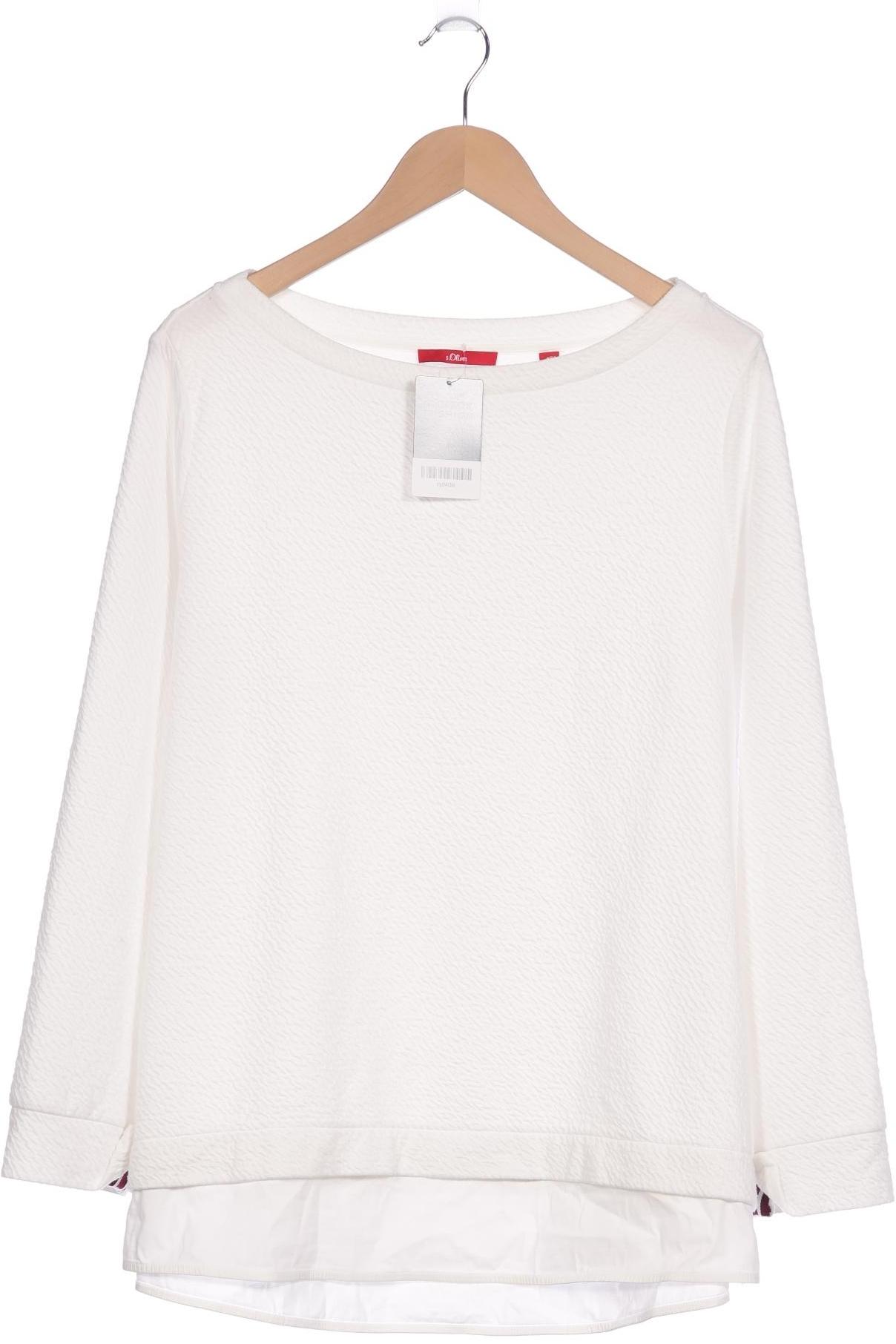 

s.Oliver Damen Sweatshirt, weiß, Gr. 46