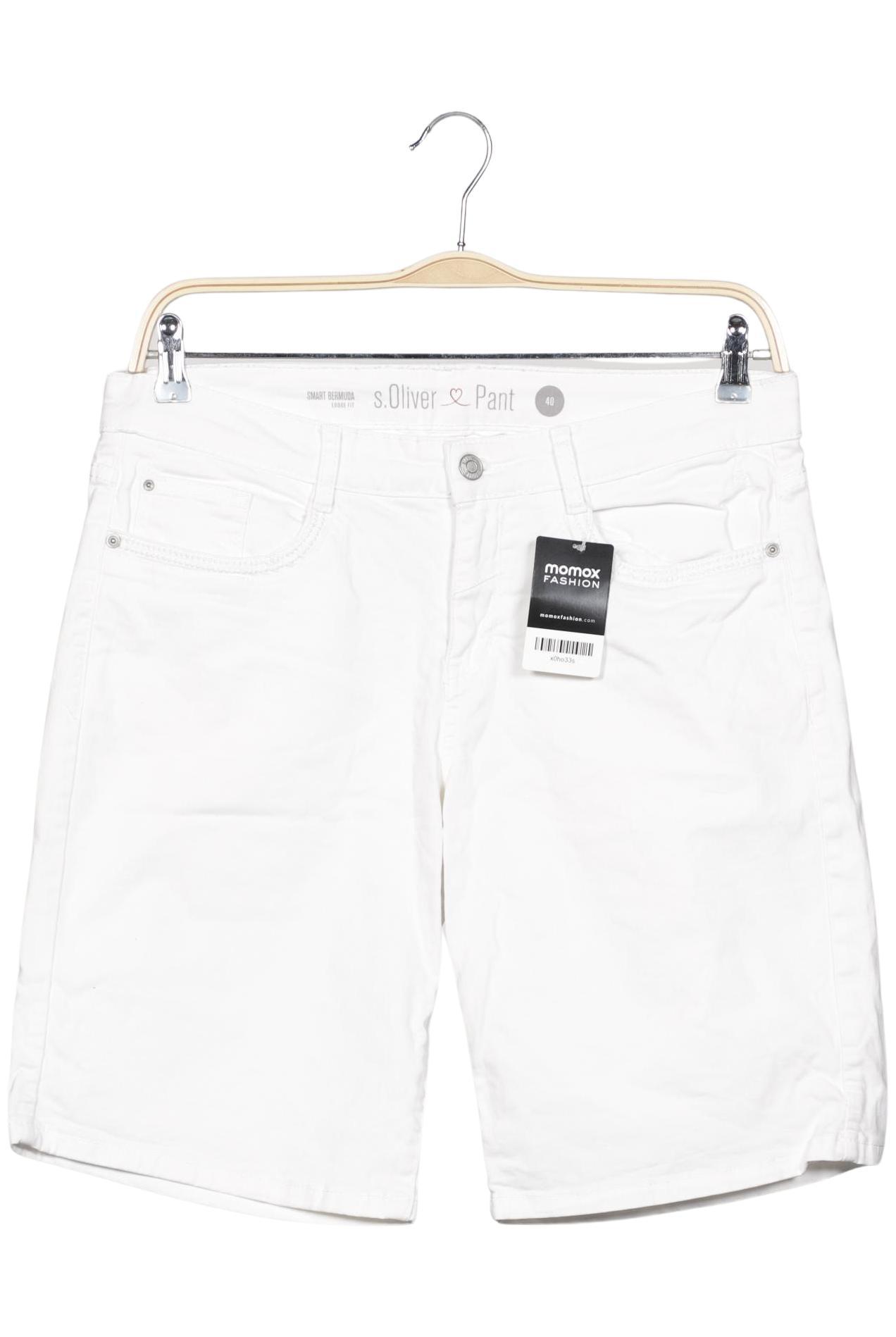 

s.Oliver Damen Shorts, weiß, Gr. 40