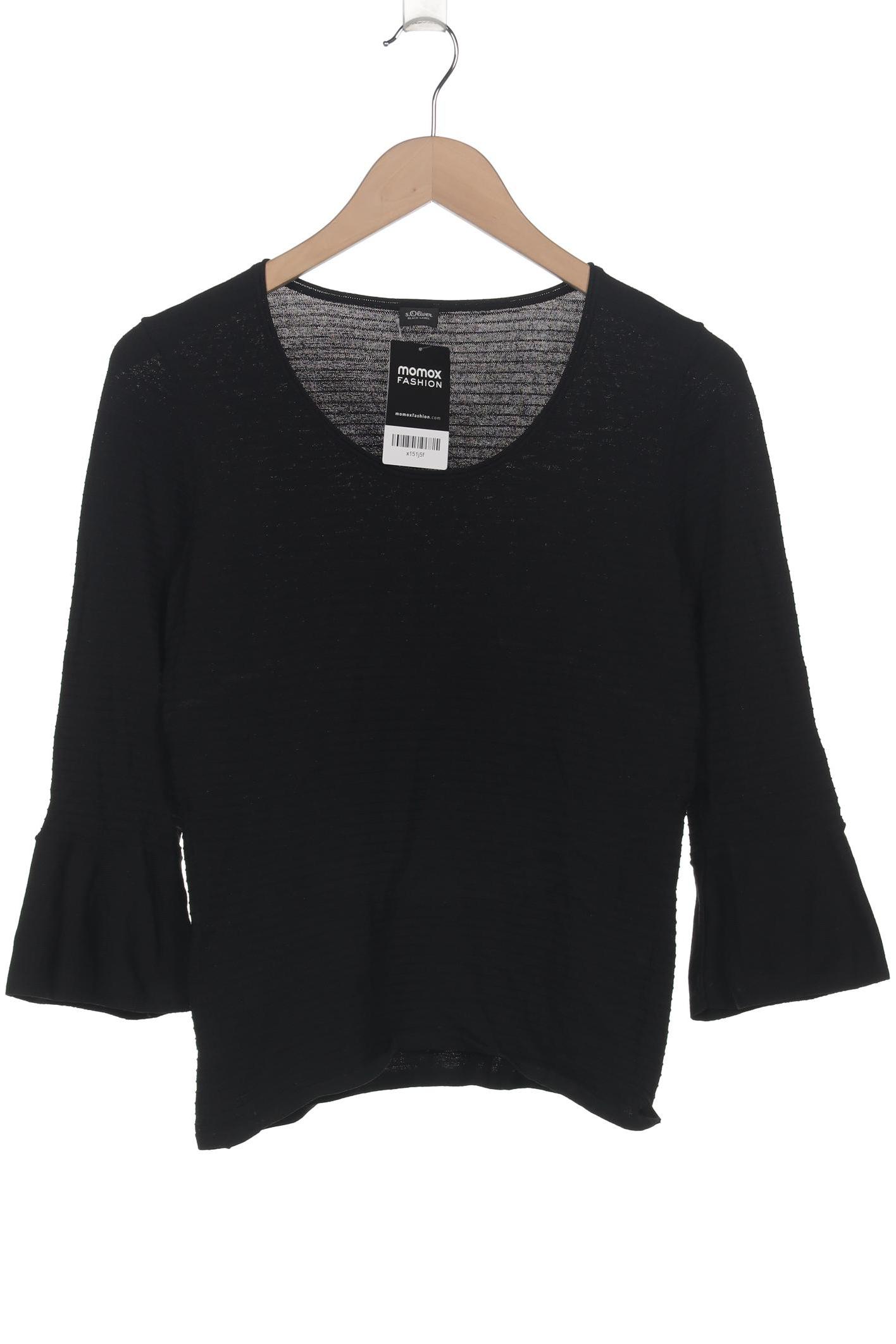 

s.Oliver Damen Pullover, schwarz, Gr. 38
