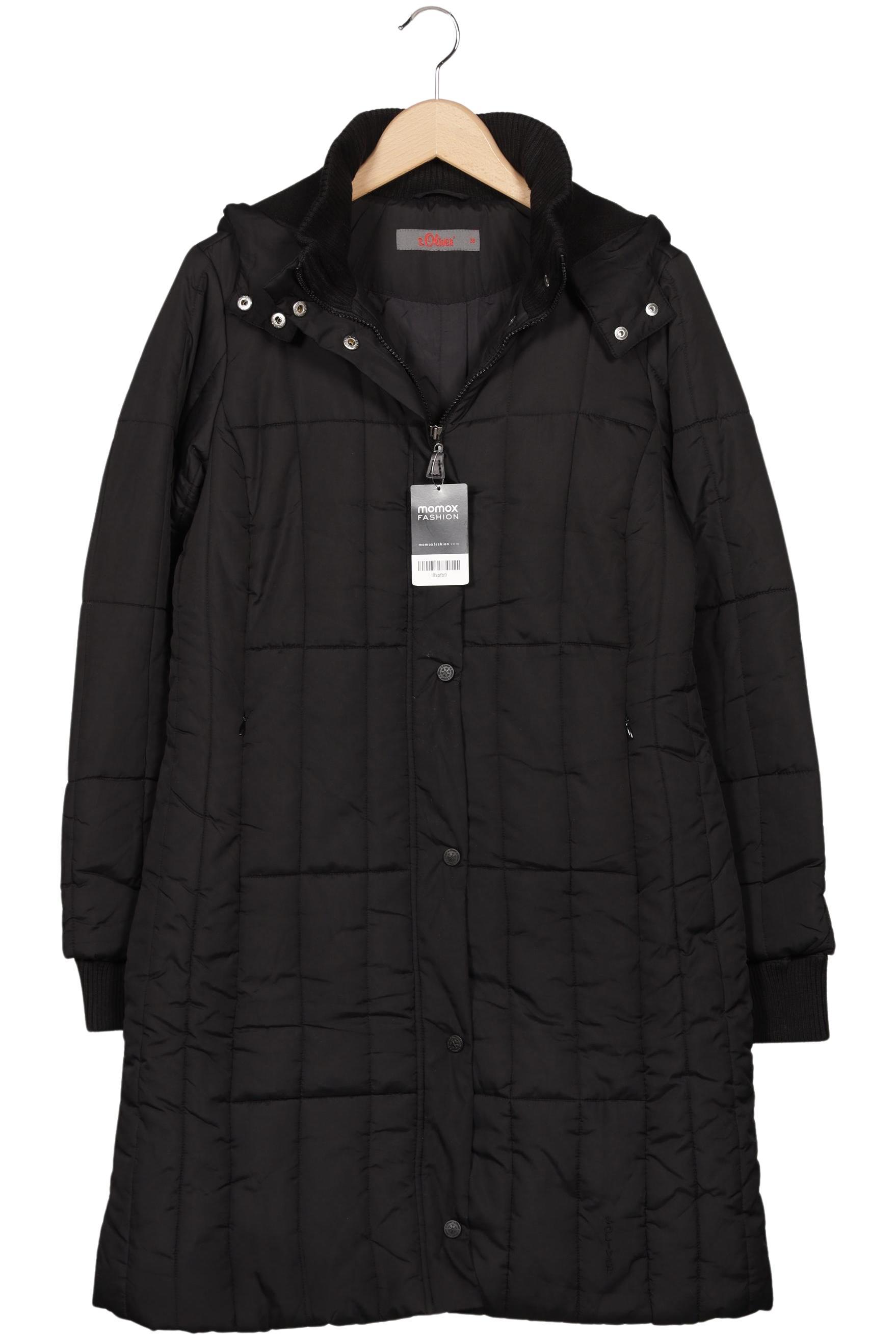 

s.Oliver Damen Mantel, schwarz, Gr. 38