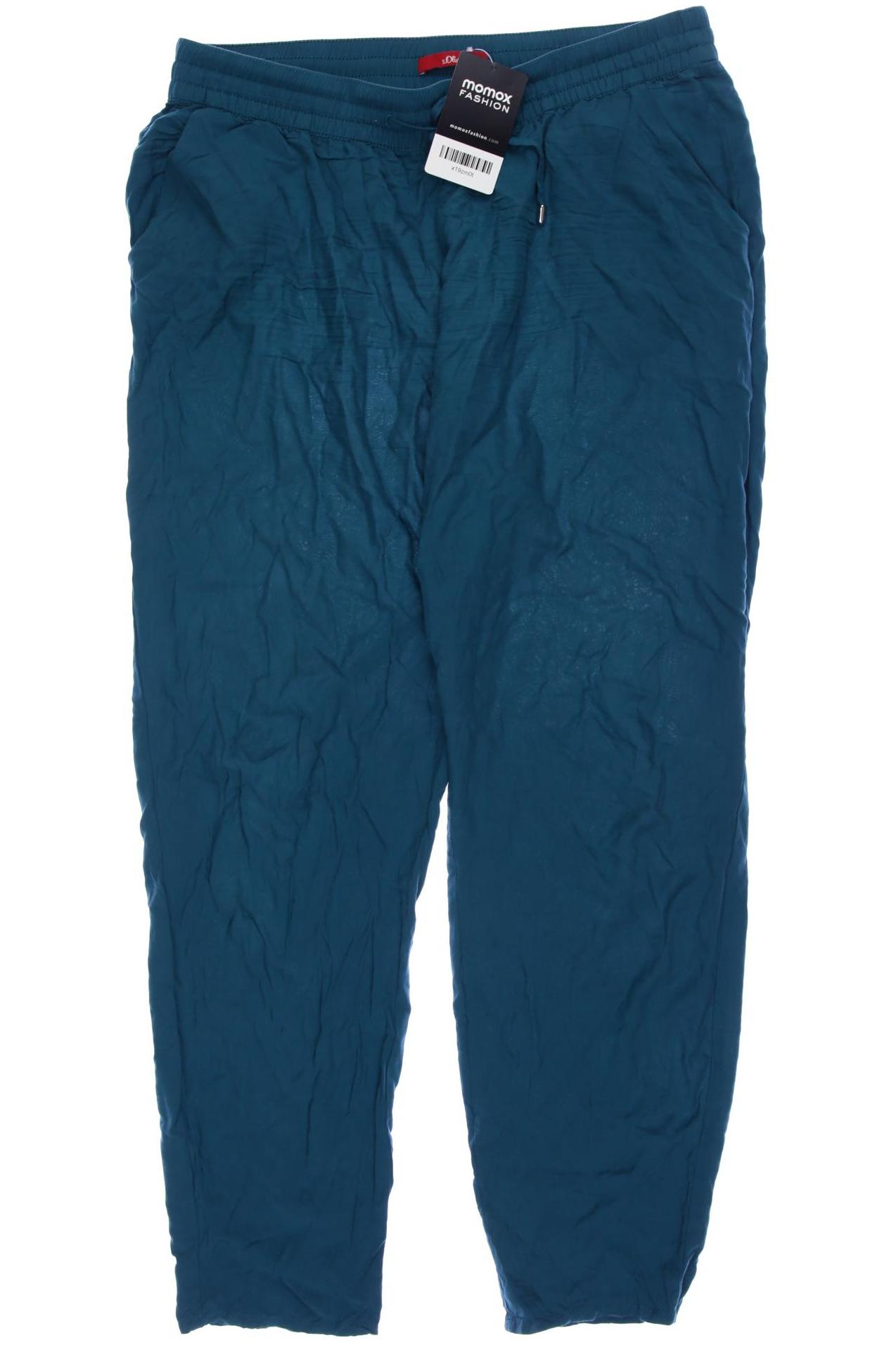 

s.Oliver Damen Stoffhose, türkis, Gr. 38