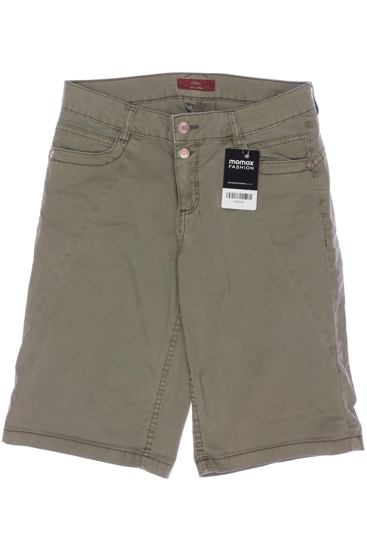 

s.Oliver Damen Shorts, grün, Gr. 34