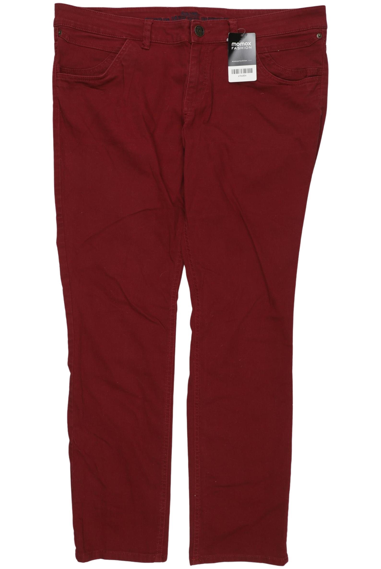 

s.Oliver Damen Jeans, bordeaux, Gr. 46