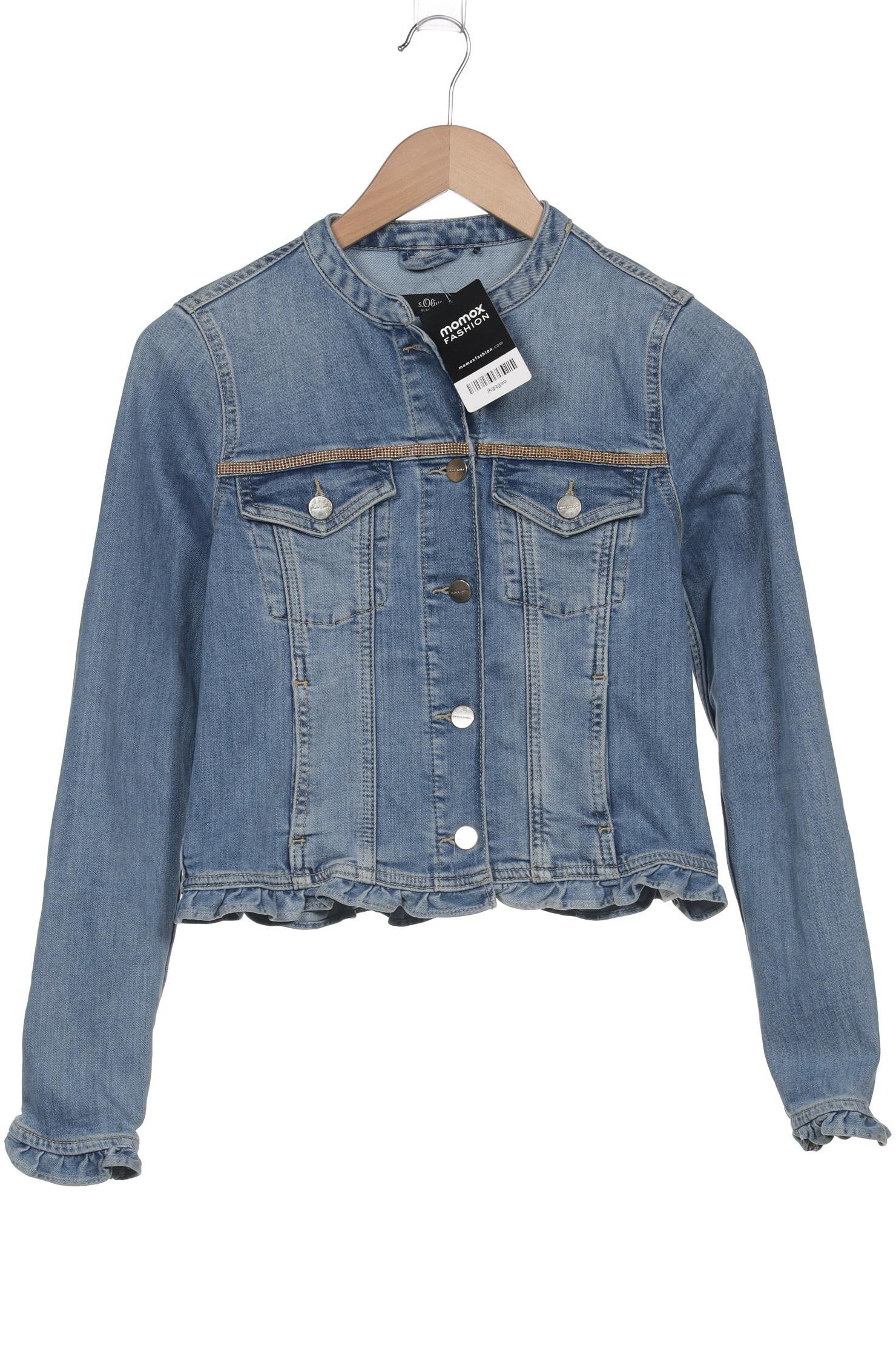 

s.Oliver Damen Jacke, blau, Gr. 34