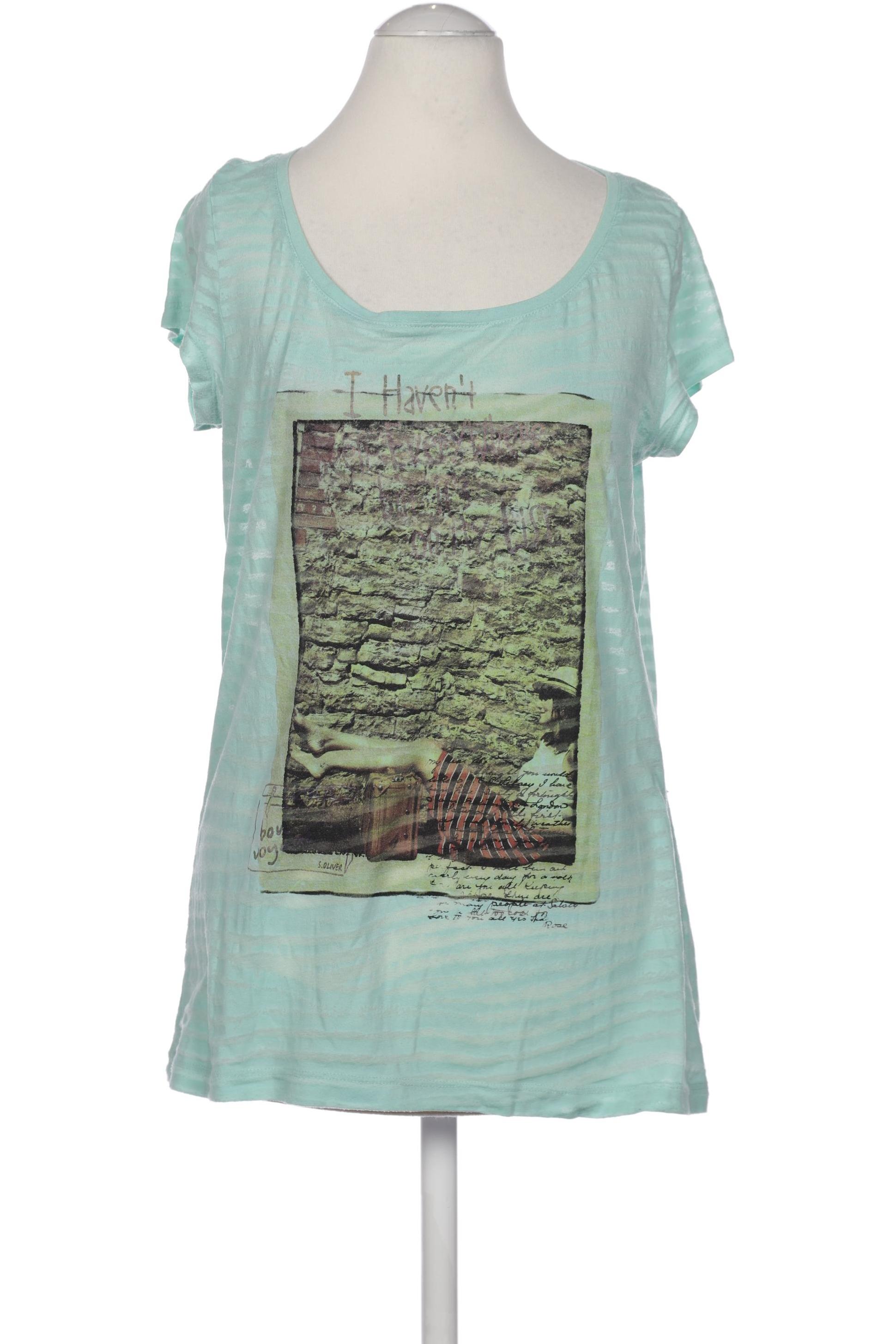 

s.Oliver Damen T-Shirt, türkis, Gr. 38