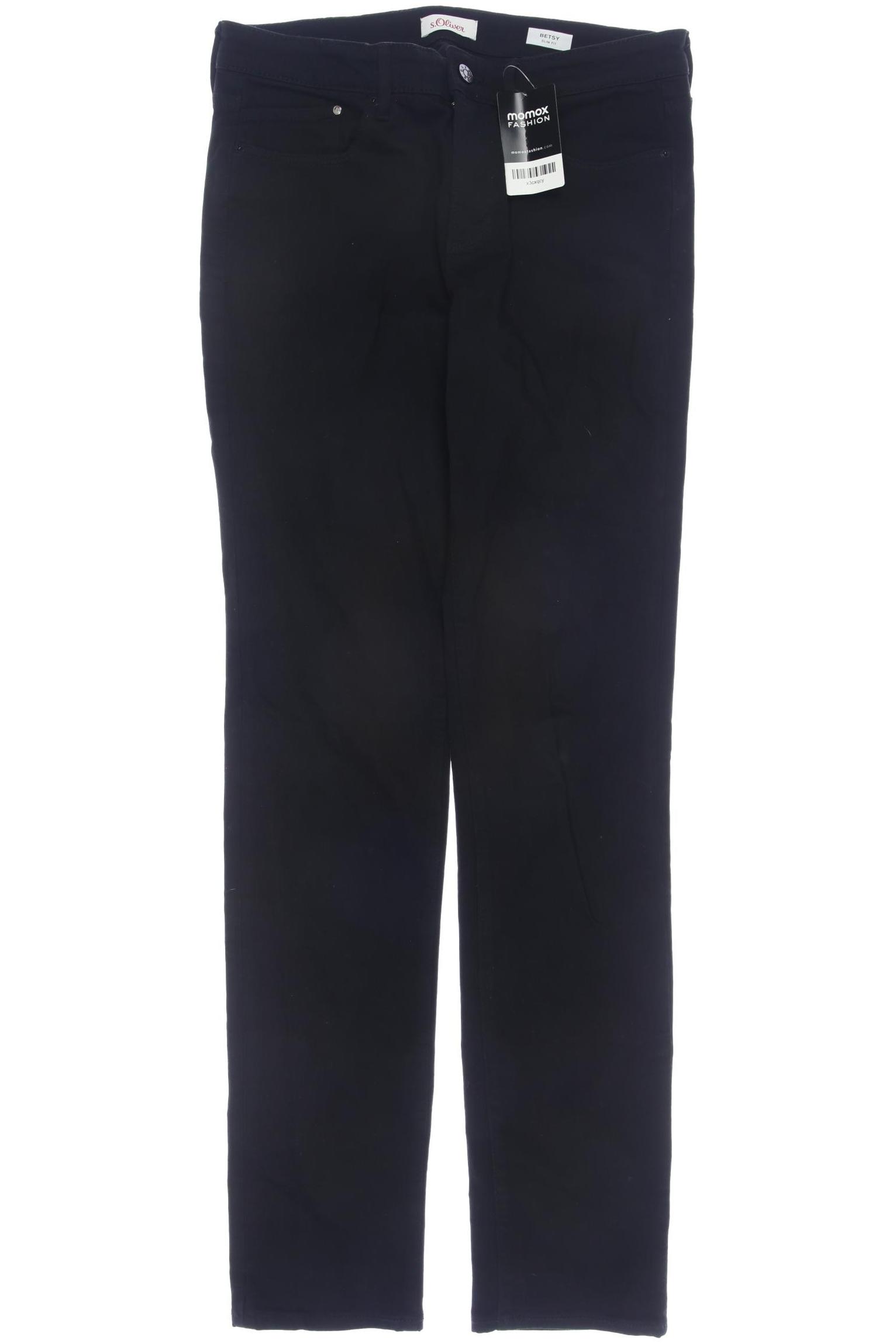 

s.Oliver Damen Jeans, schwarz, Gr. 40