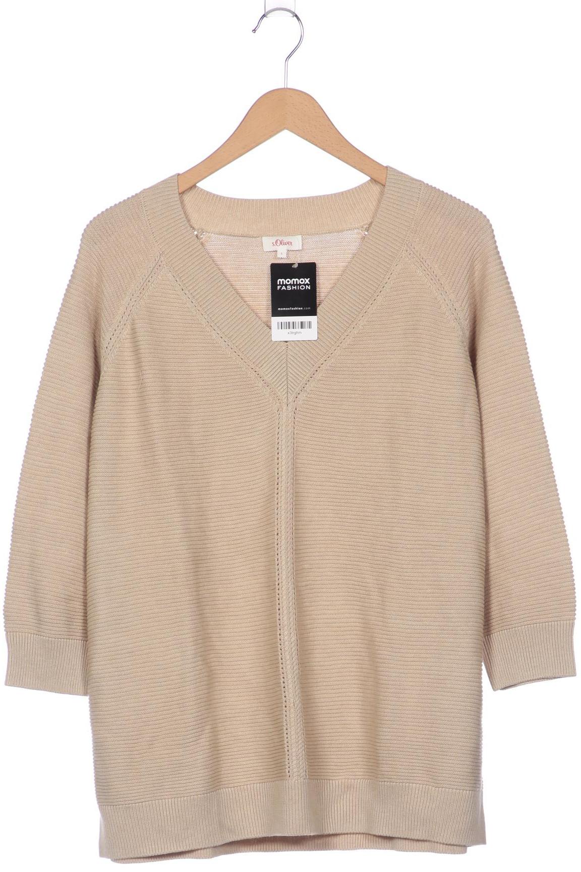 

s.Oliver Damen Pullover, beige, Gr. 42