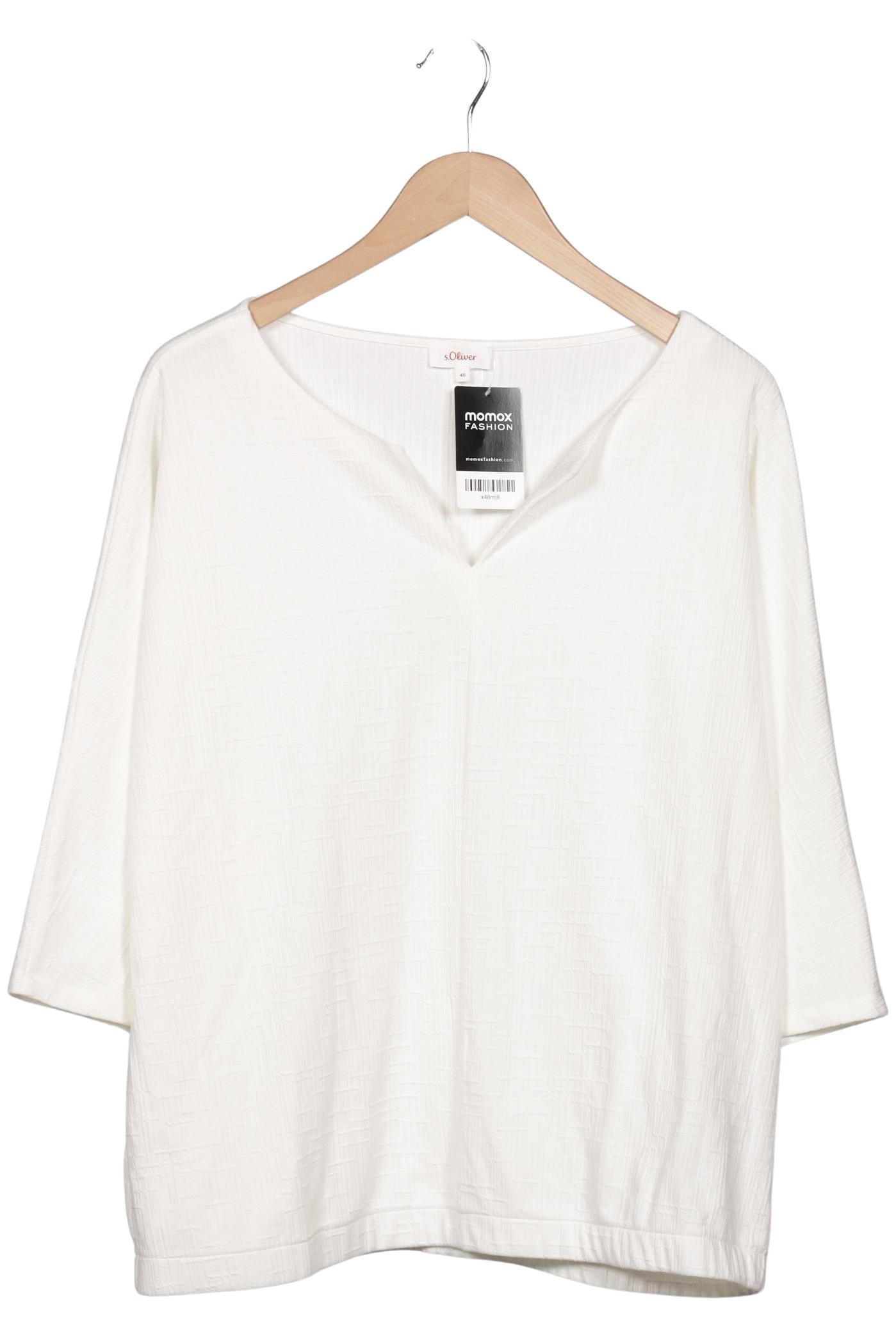 

s.Oliver Damen Sweatshirt, weiß, Gr. 46