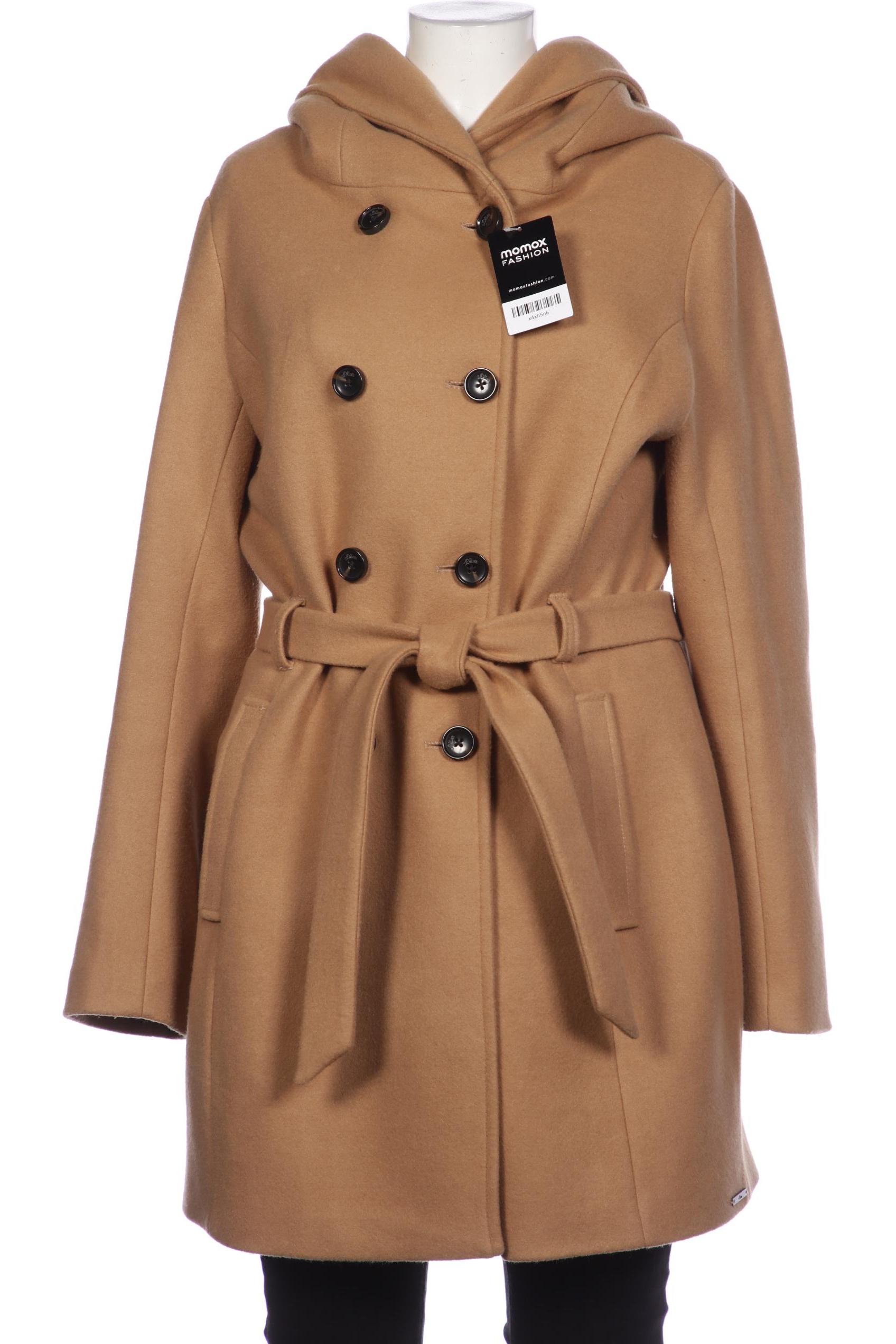 

s.Oliver Damen Mantel, beige, Gr. 44