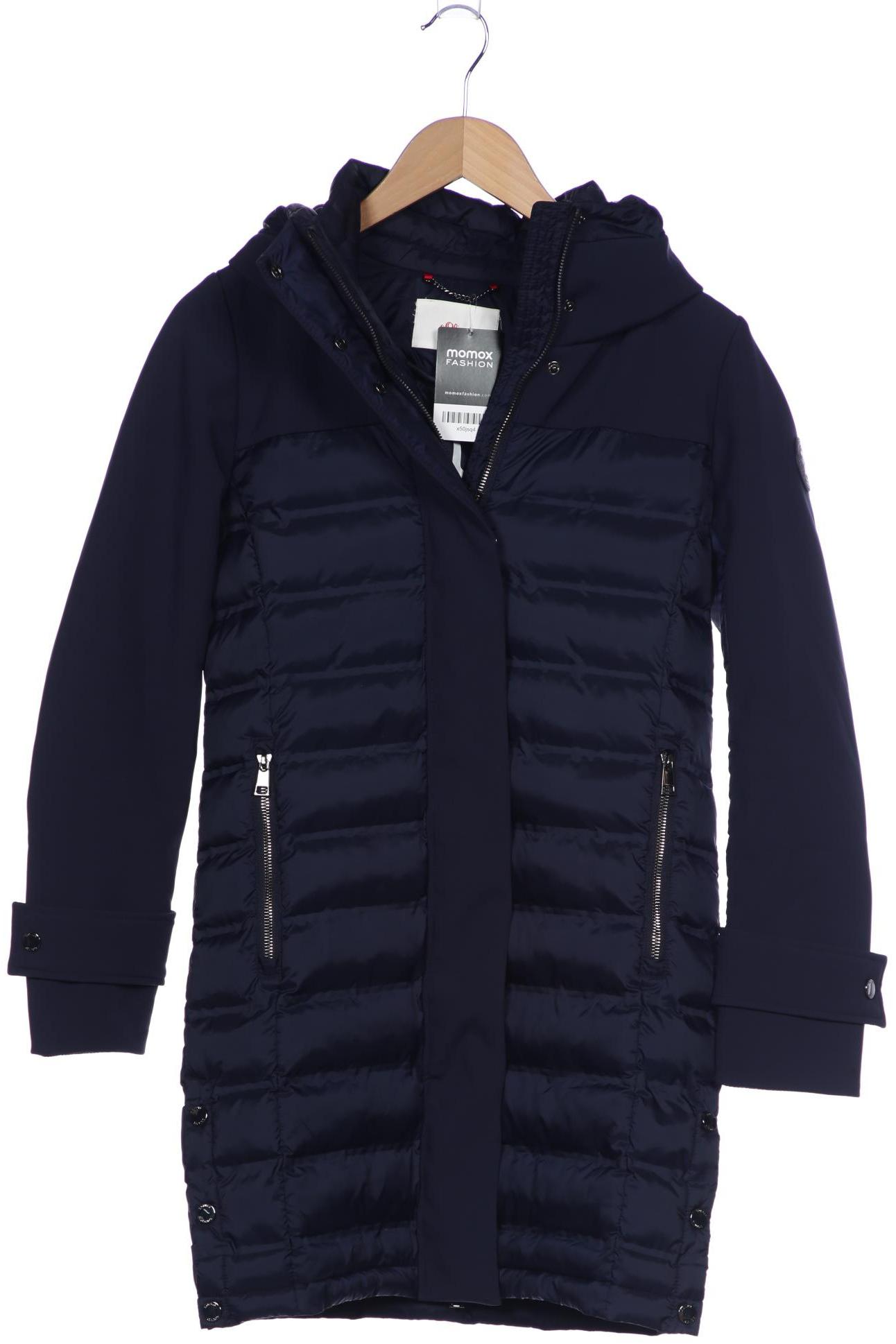 

s.Oliver Damen Mantel, marineblau, Gr. 34