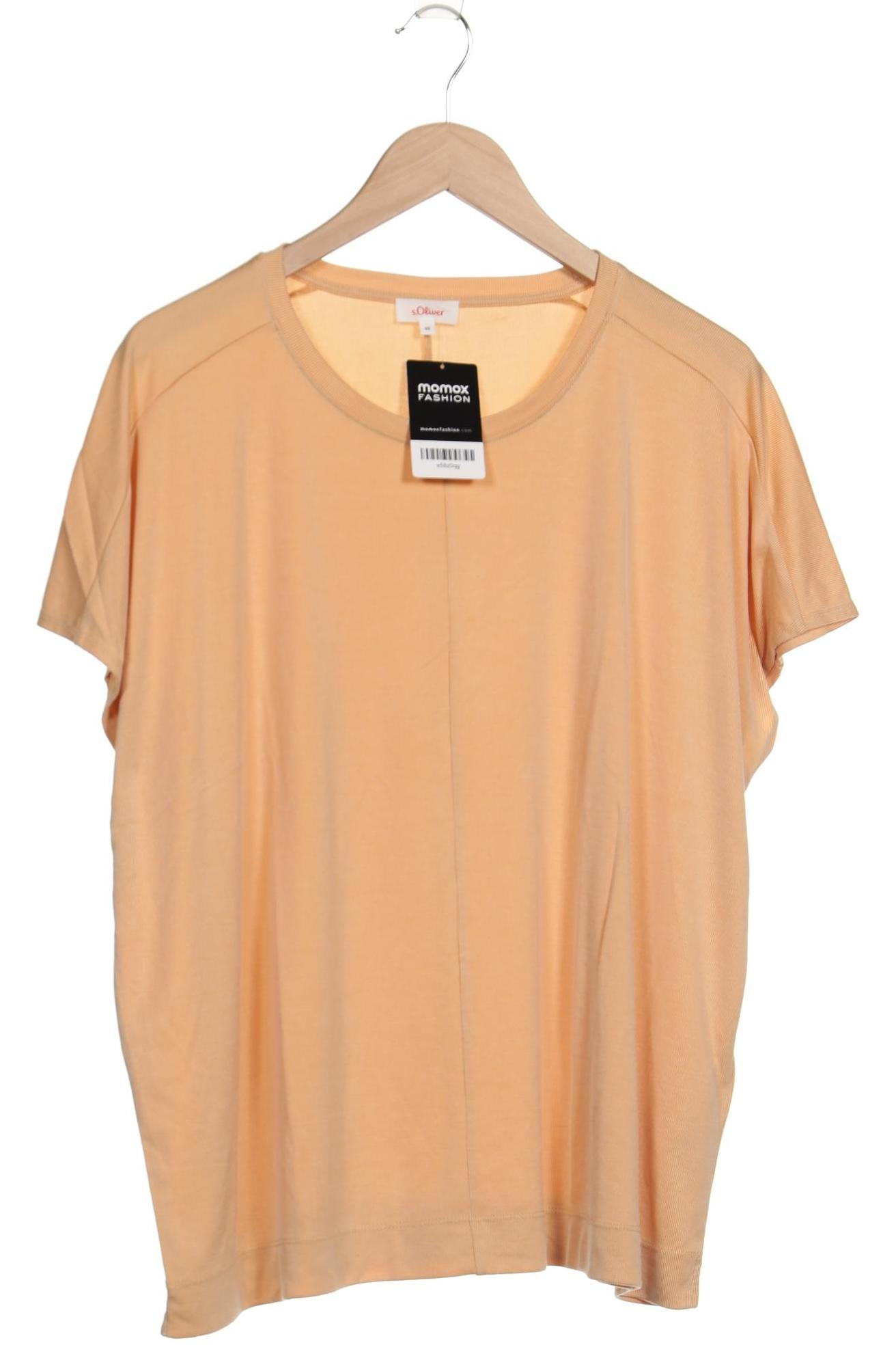 

s.Oliver Damen T-Shirt, orange, Gr. 48