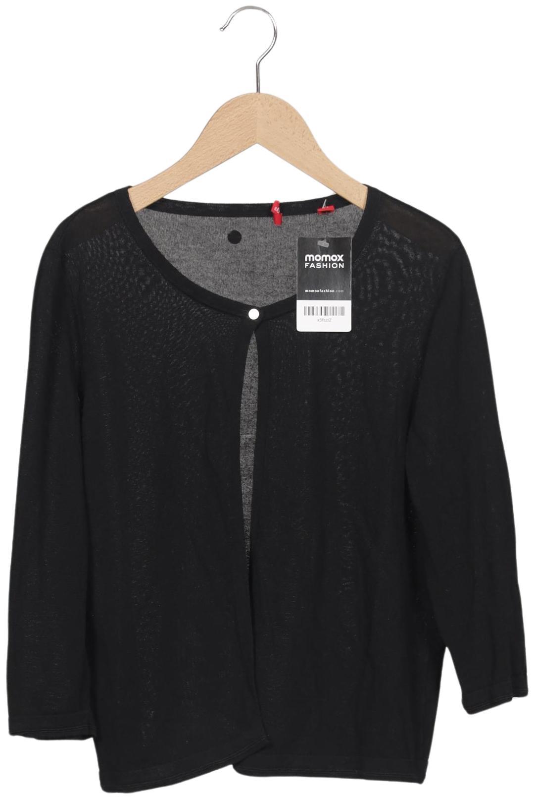 

s.Oliver Damen Strickjacke, schwarz, Gr. 40