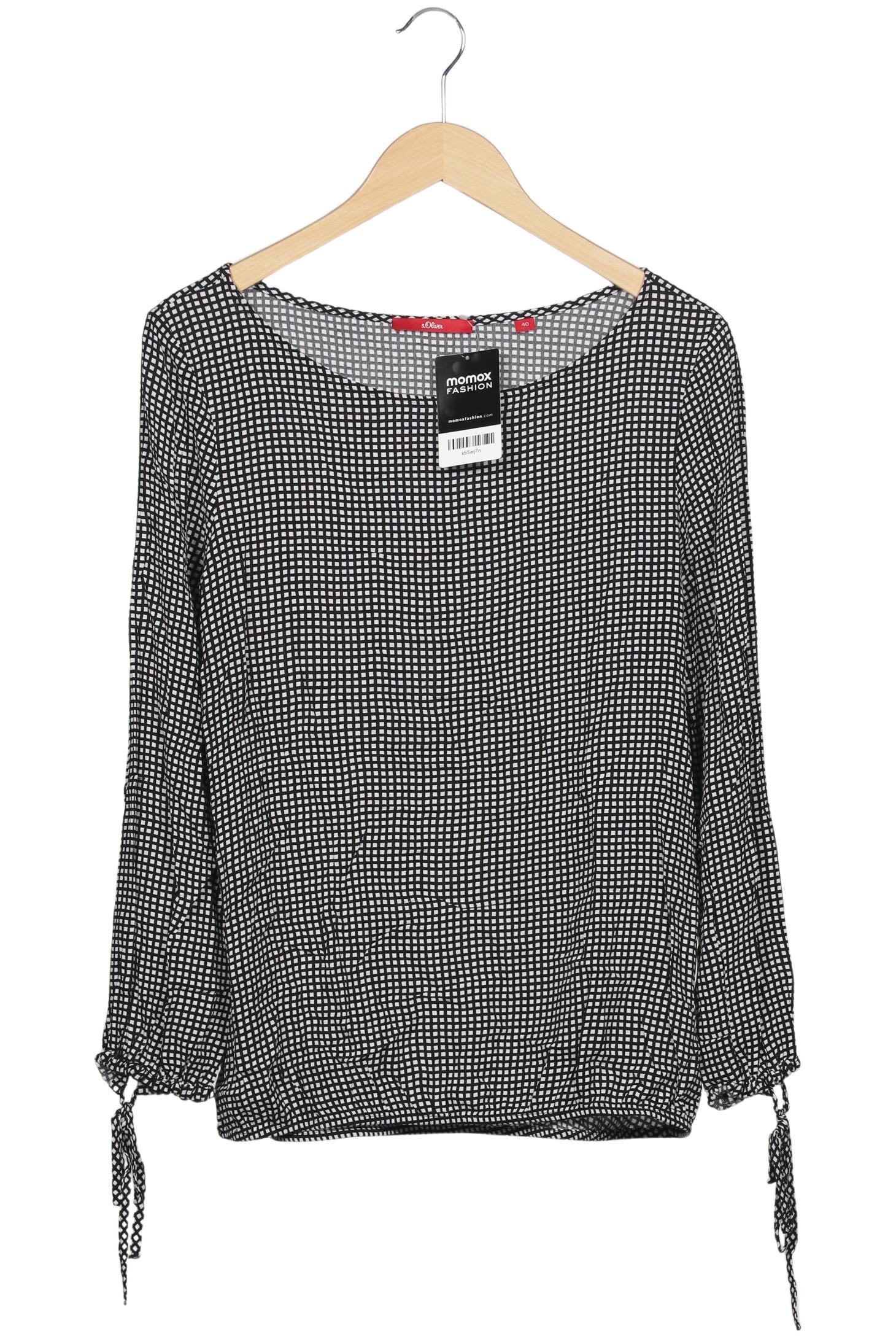 

s.Oliver Damen Langarmshirt, mehrfarbig, Gr. 40