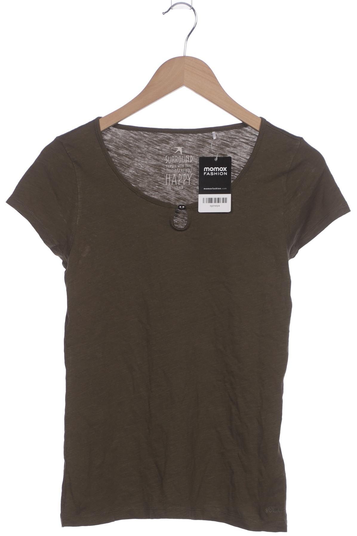 

s.Oliver Damen T-Shirt, grün, Gr. 34