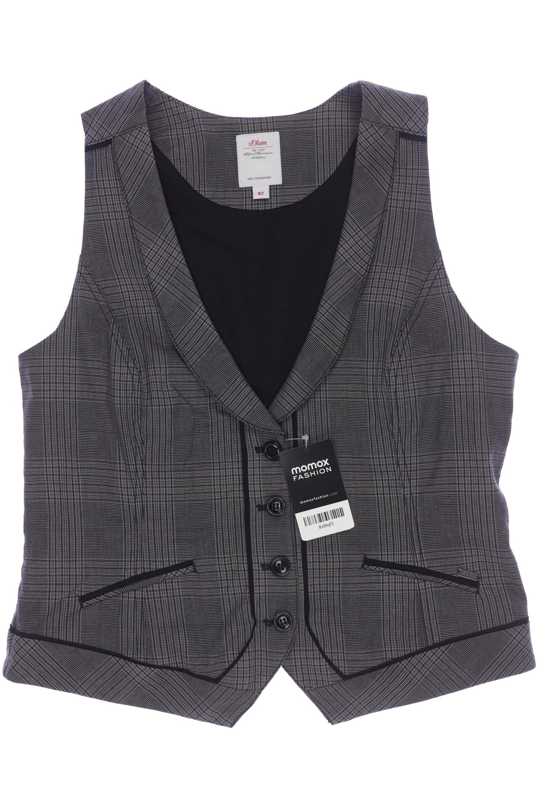 

s.Oliver Damen Weste, grau, Gr. 42