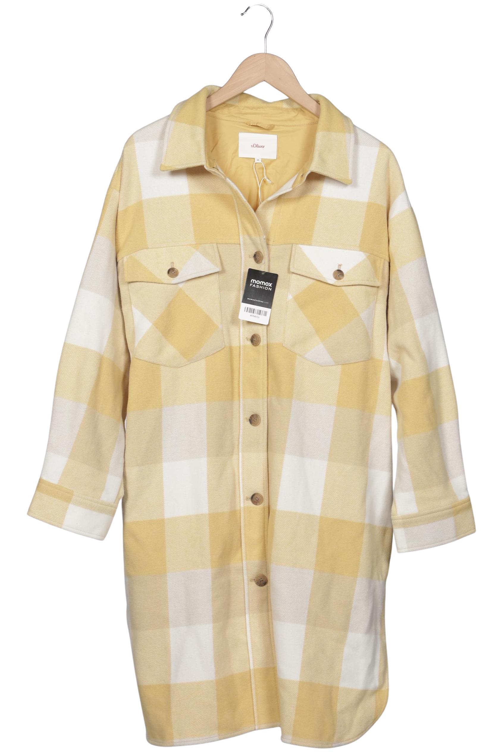 

s.Oliver Damen Mantel, gelb, Gr. 48