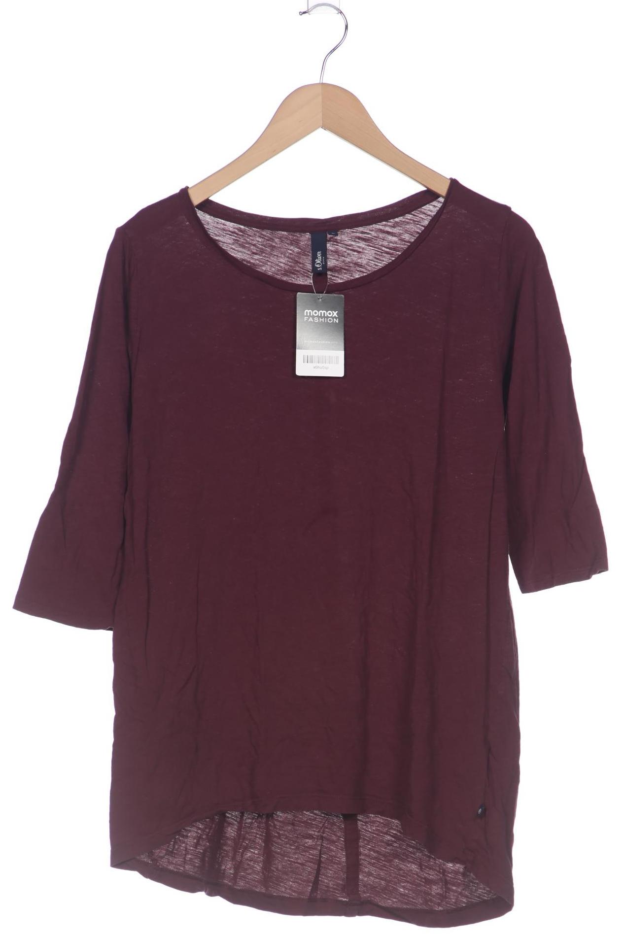 

s.Oliver Damen Langarmshirt, bordeaux, Gr. 42