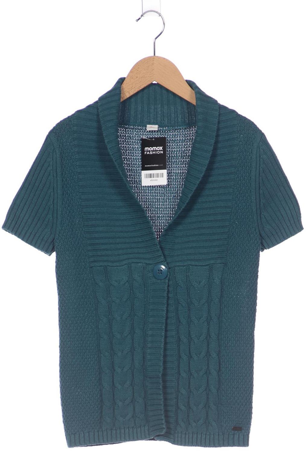 

s.Oliver Damen Strickjacke, türkis, Gr. 34
