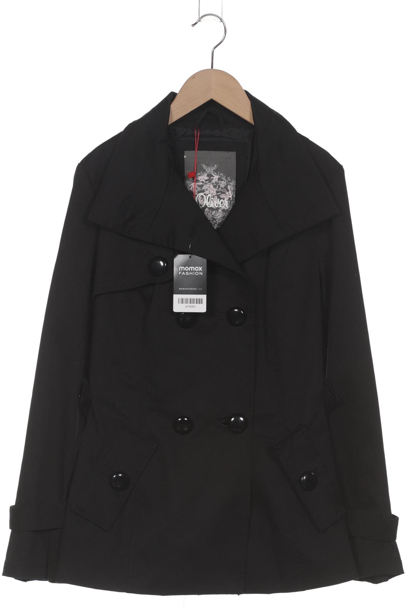 

s.Oliver Damen Jacke, schwarz, Gr. 38