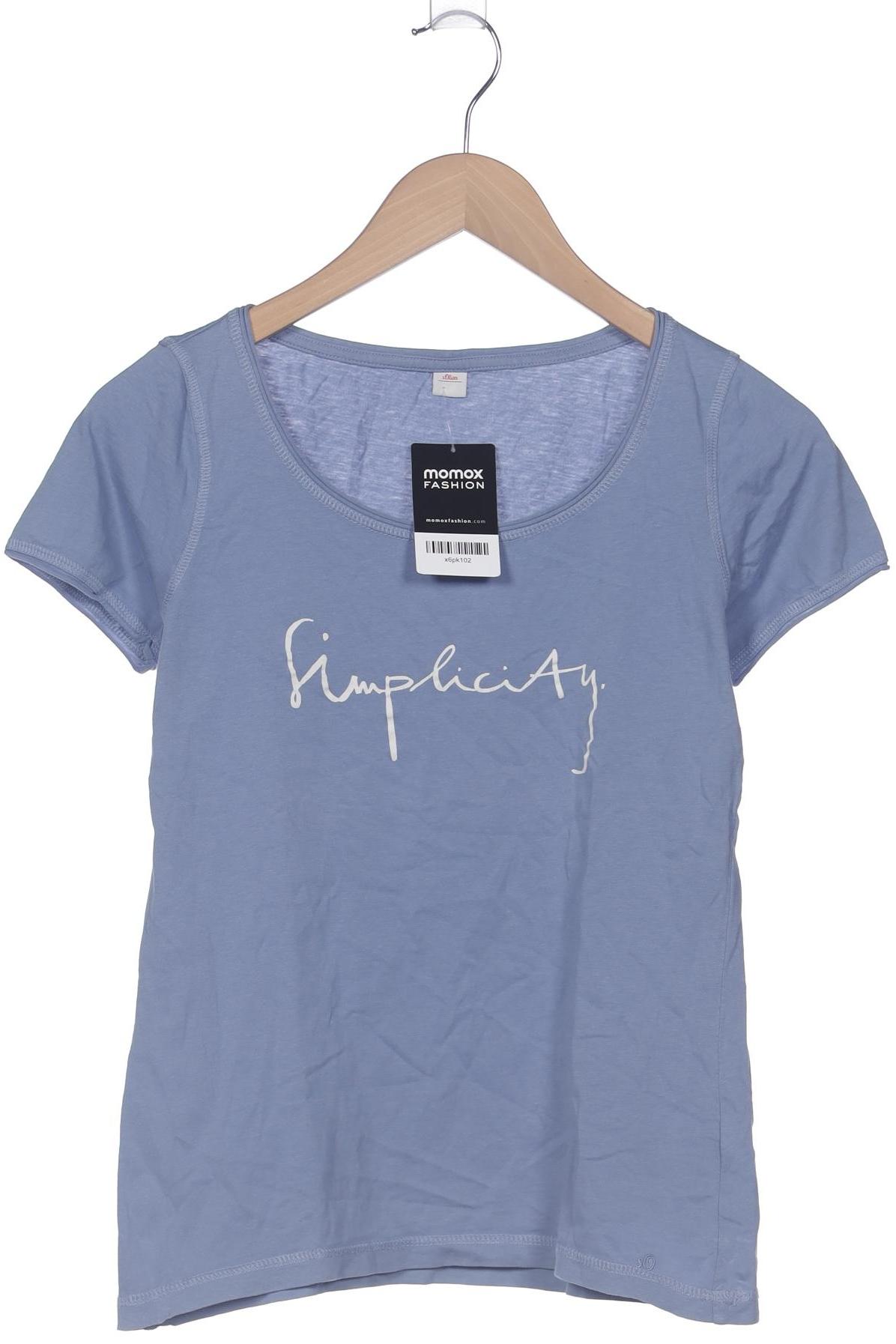 

s.Oliver Damen T-Shirt, blau, Gr. 36