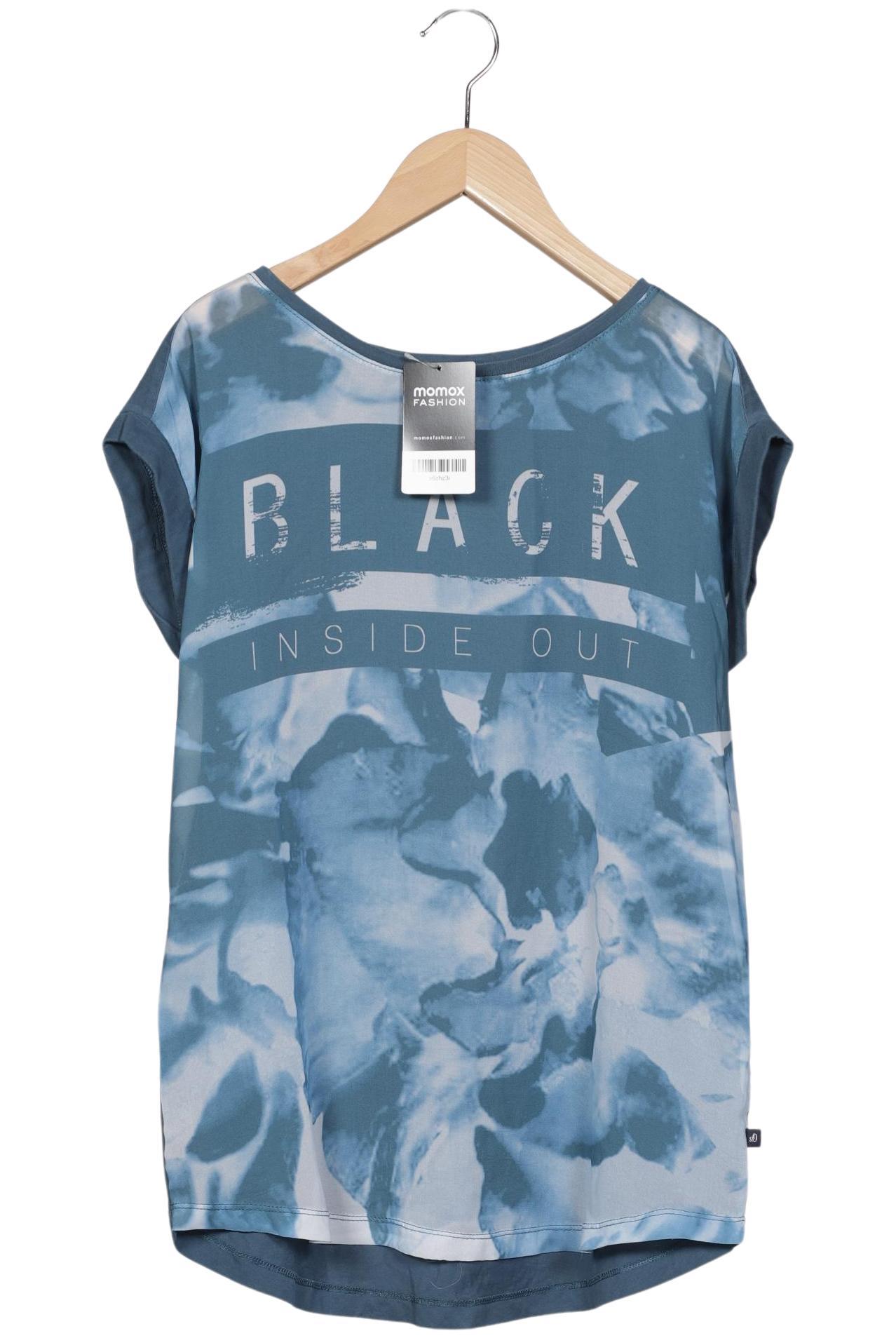 

s.Oliver Damen T-Shirt, blau, Gr. 38