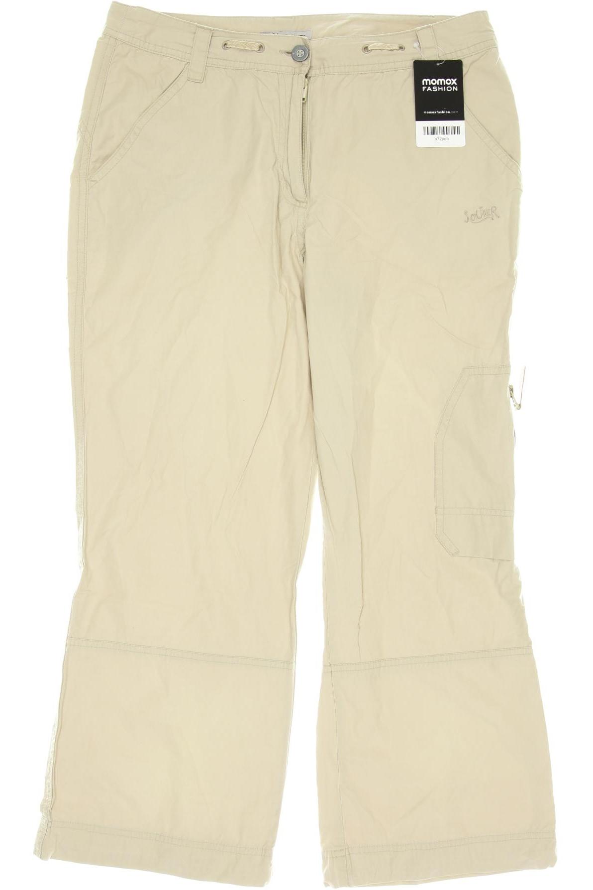 

s.Oliver Damen Stoffhose, beige, Gr. 38