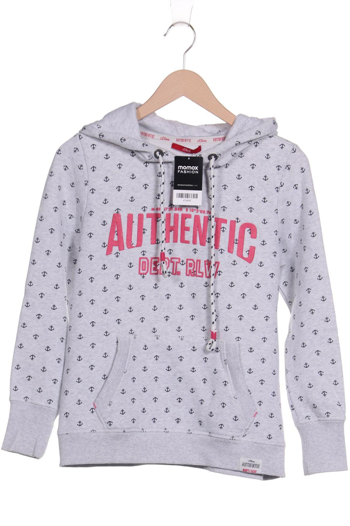 

s.Oliver Damen Kapuzenpullover, grau, Gr. 36