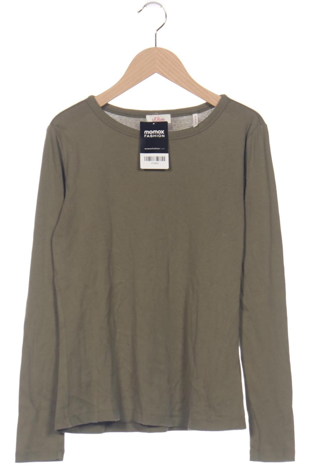 

s.Oliver Damen Langarmshirt, hellgrün, Gr. 36