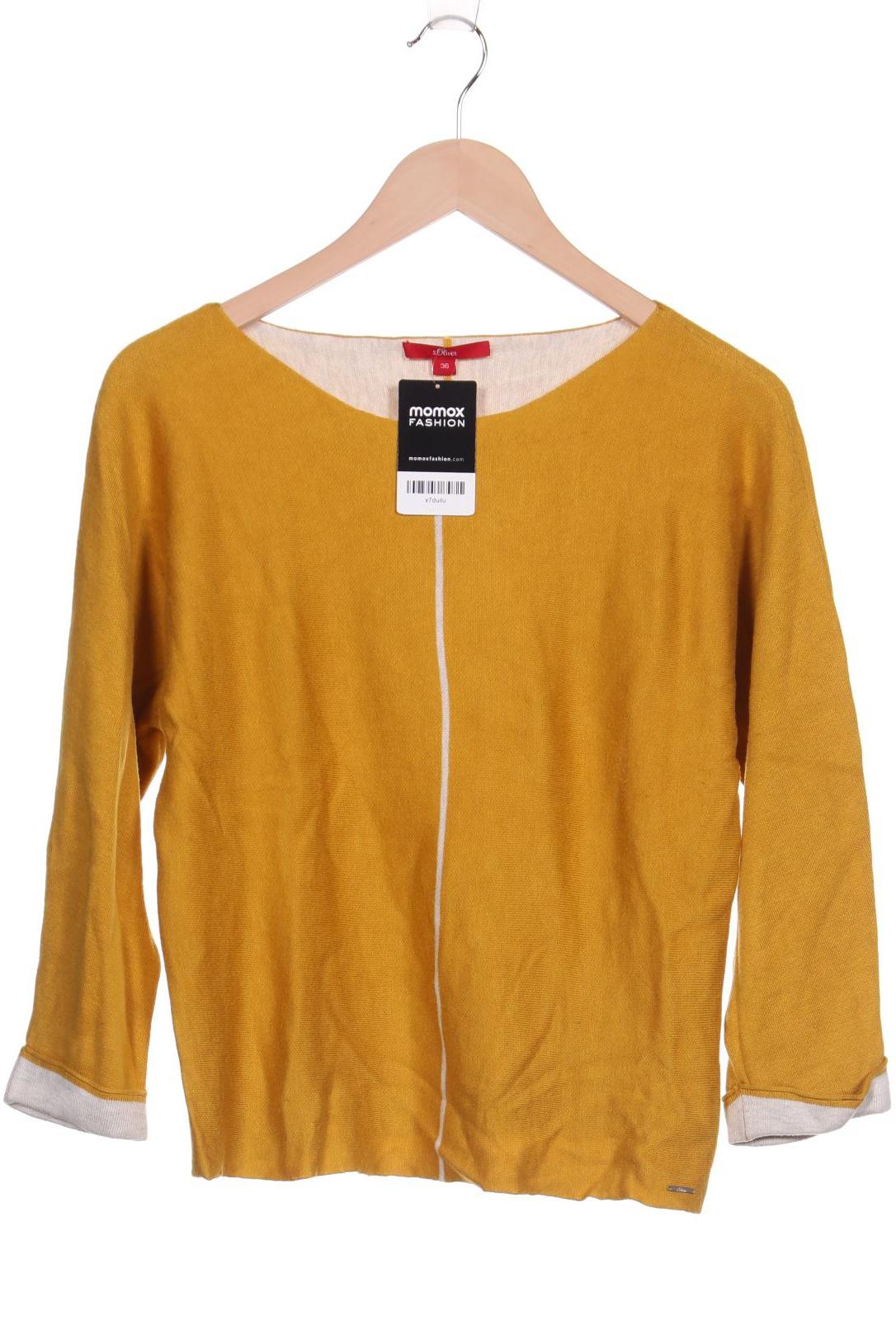 

s.Oliver Damen Pullover, gelb