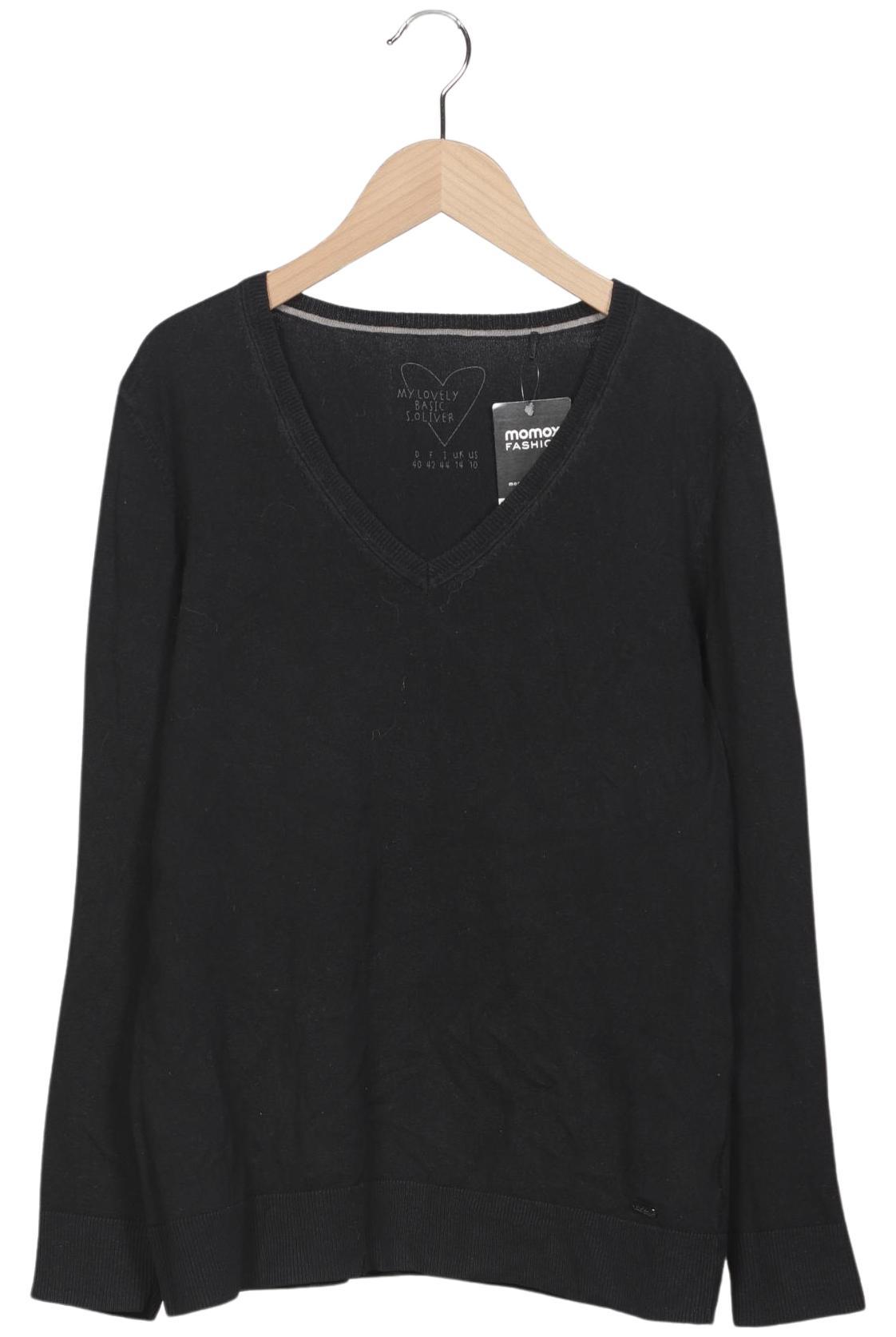 

s.Oliver Damen Pullover, schwarz, Gr. 40