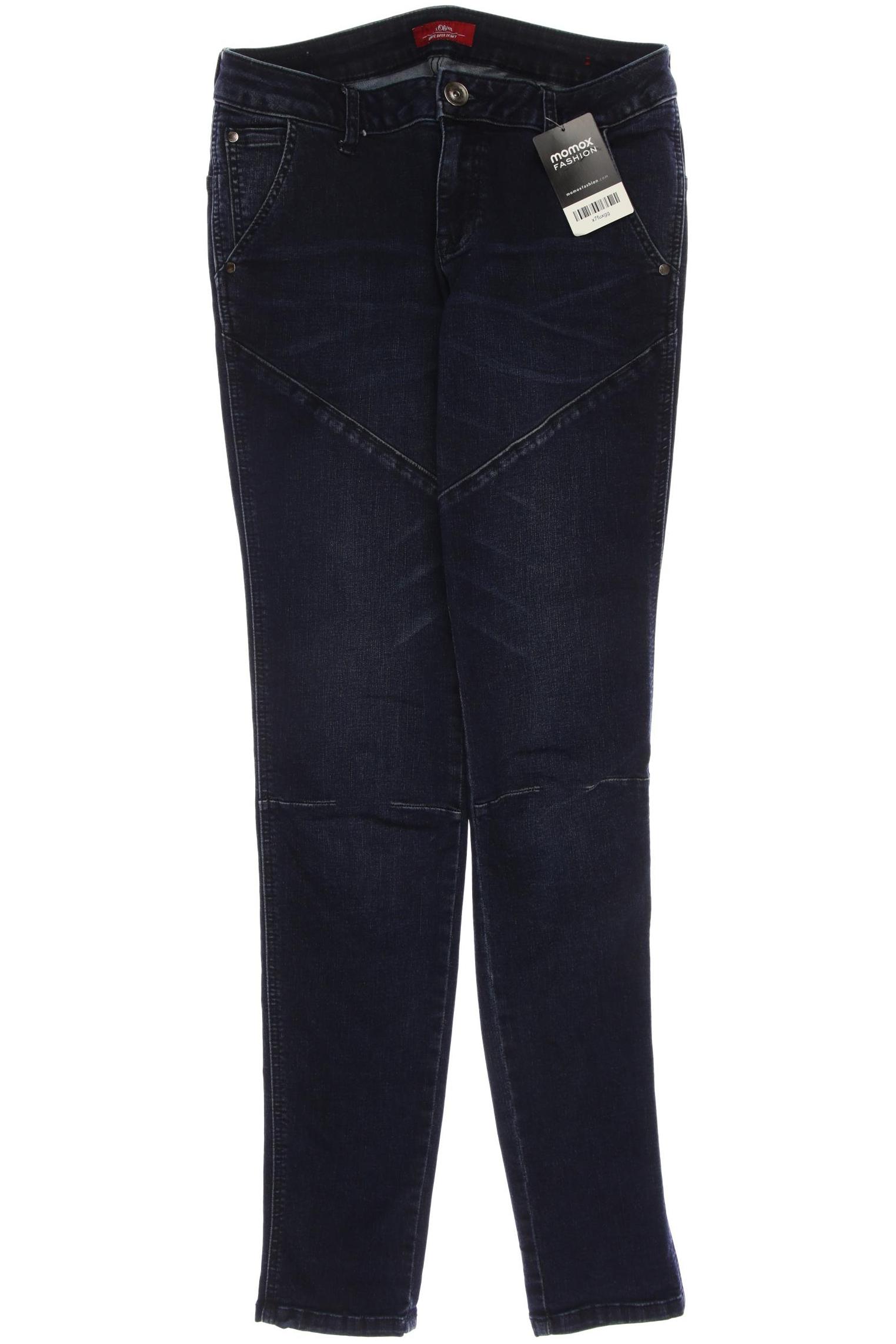 

s.Oliver Damen Jeans, marineblau