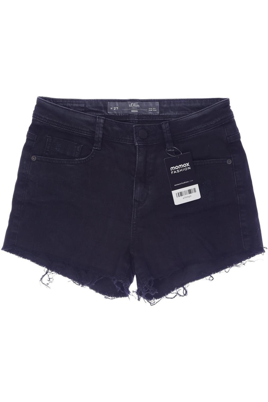 

s.Oliver Damen Shorts, schwarz, Gr. 27