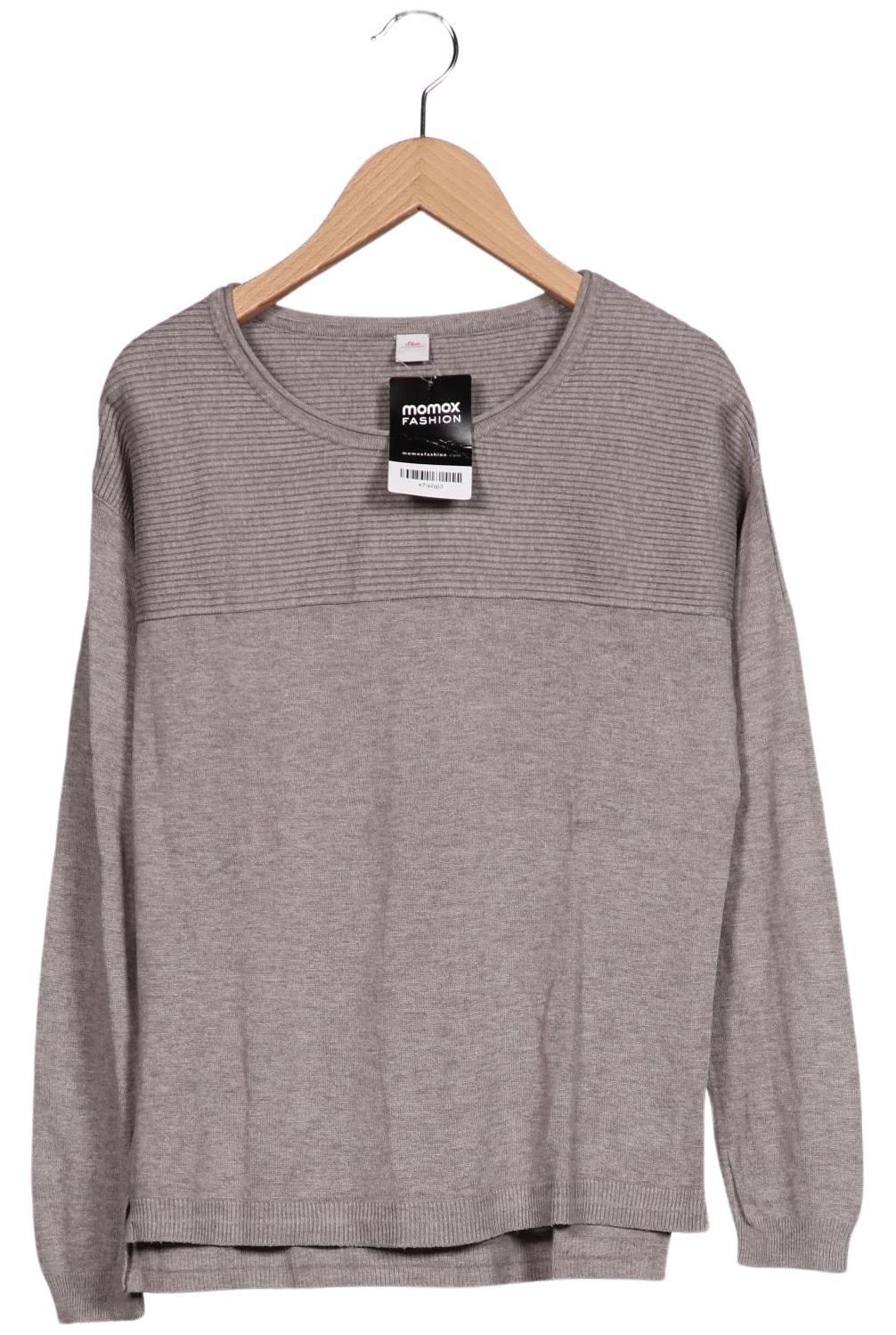 

s.Oliver Damen Pullover, grau, Gr. 34