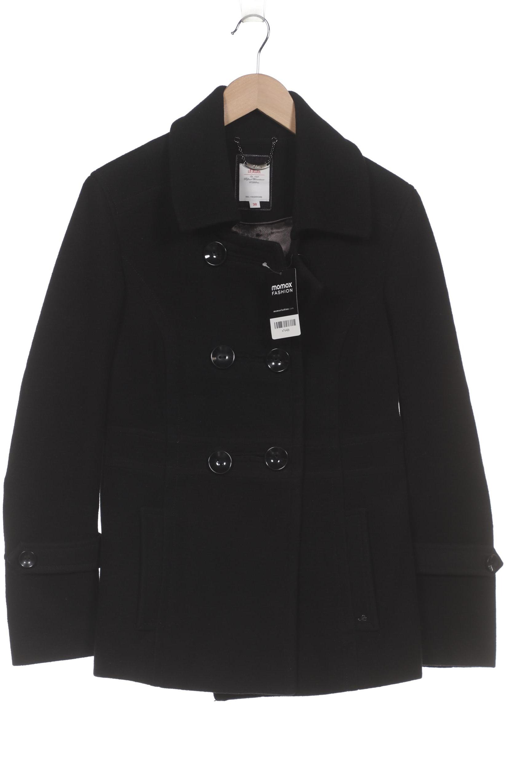 

s.Oliver Damen Jacke, schwarz, Gr. 38