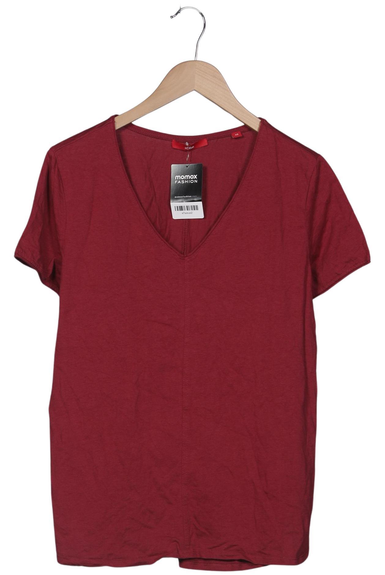 

s.Oliver Damen T-Shirt, bordeaux, Gr. 46