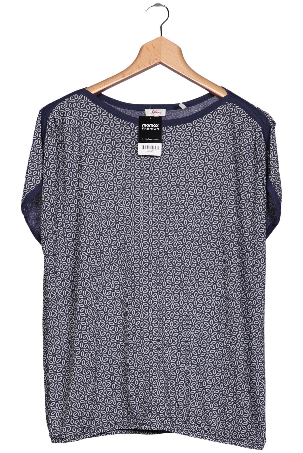 

s.Oliver Damen T-Shirt, marineblau, Gr. 48