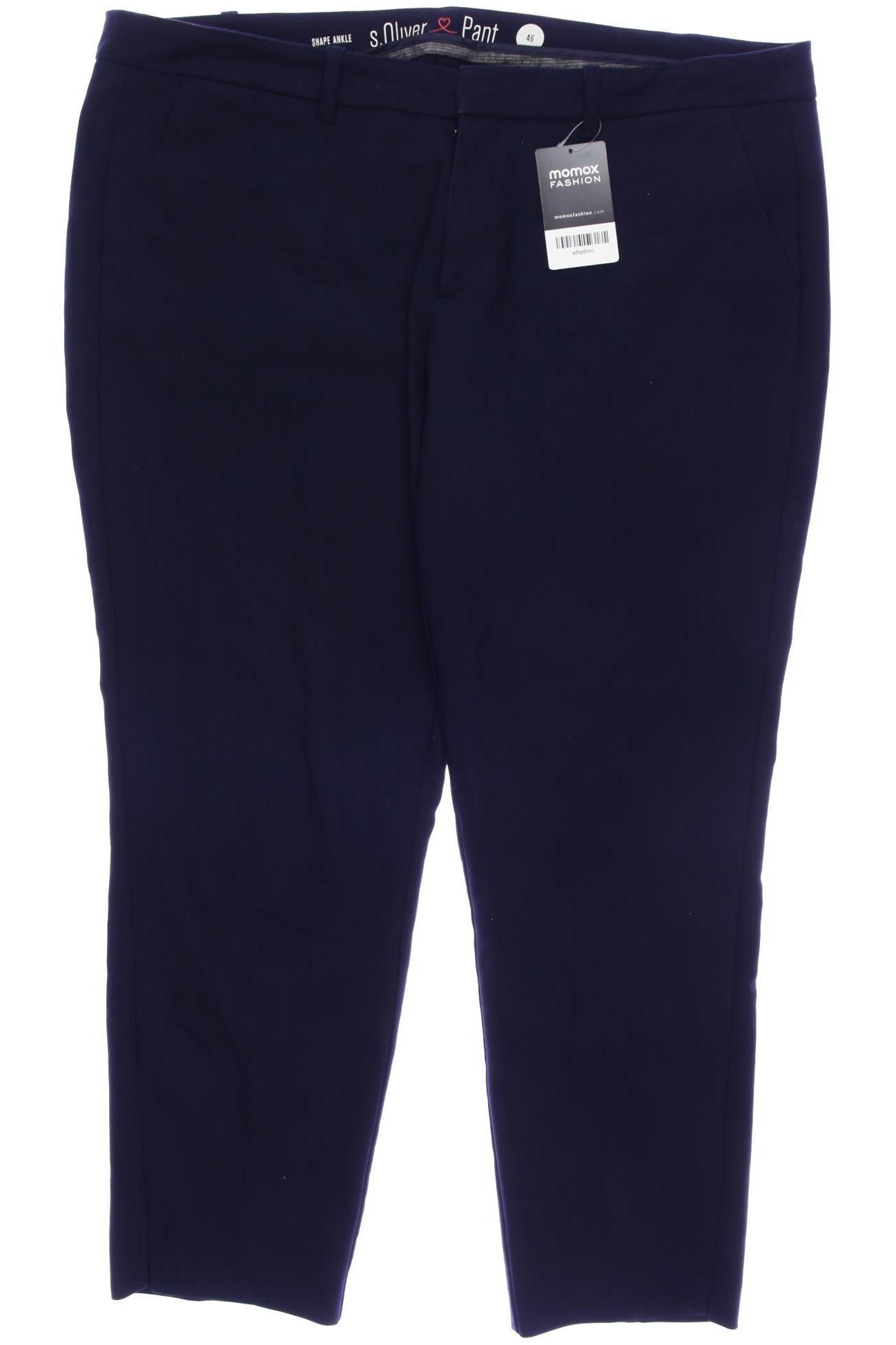 Thumbnail - s.Oliver Damen Stoffhose, marineblau, Gr. 46
