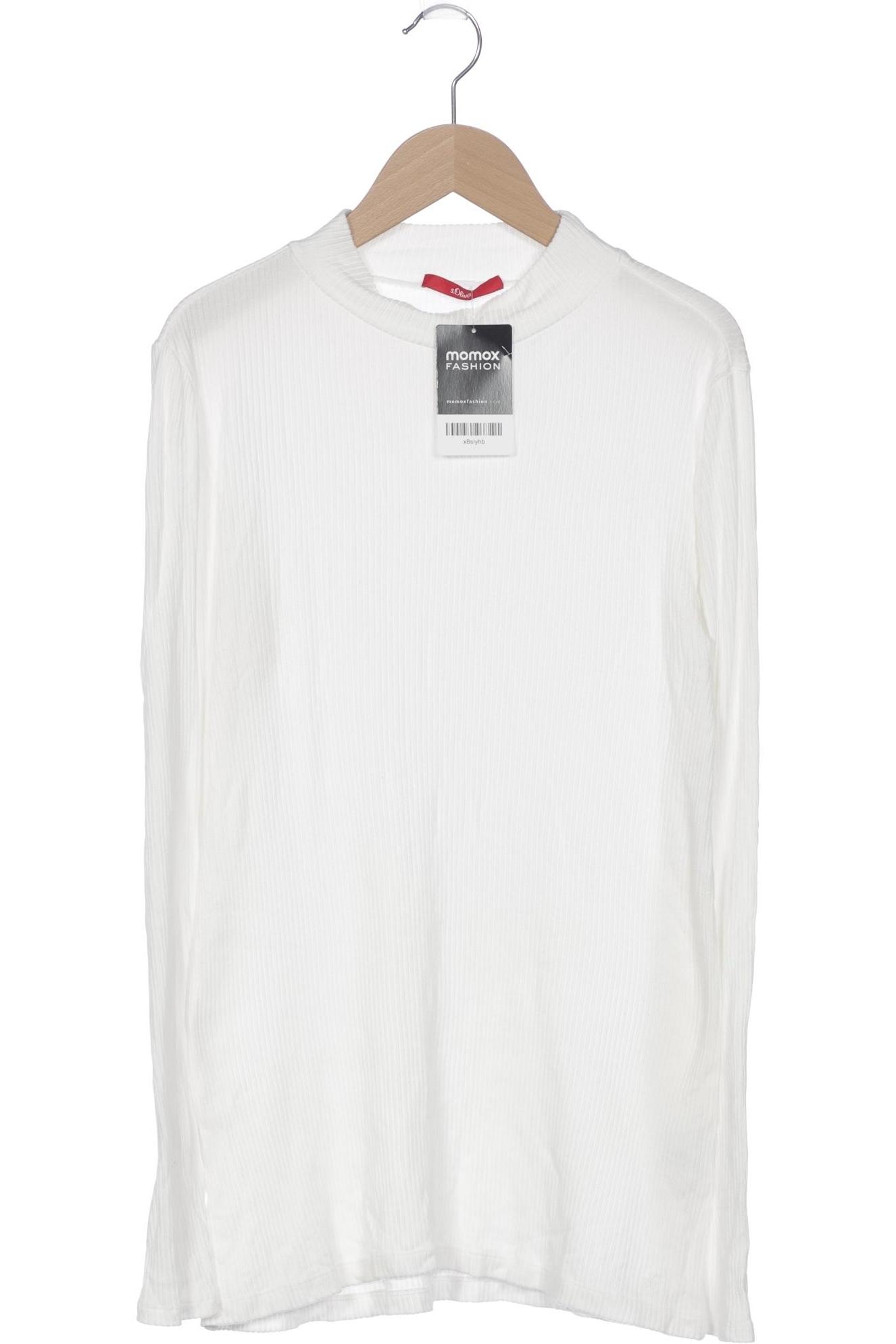 

s.Oliver Damen Langarmshirt, weiß, Gr. 42
