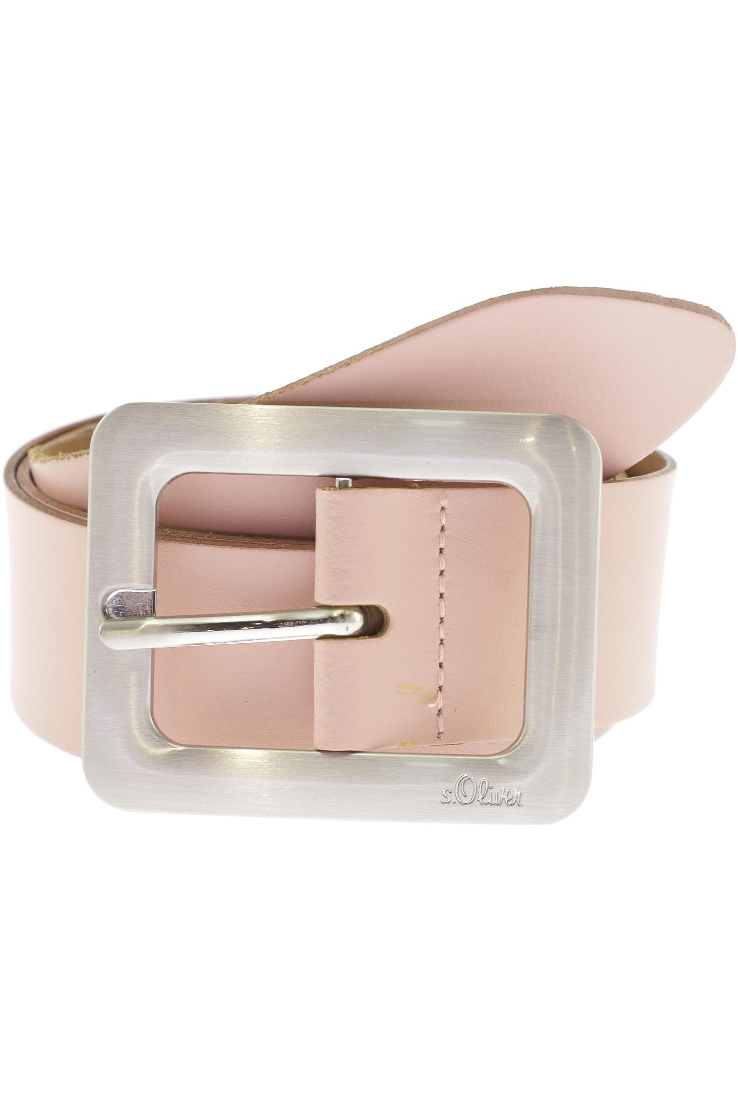 

s.Oliver Damen Gürtel, pink, Gr. 80