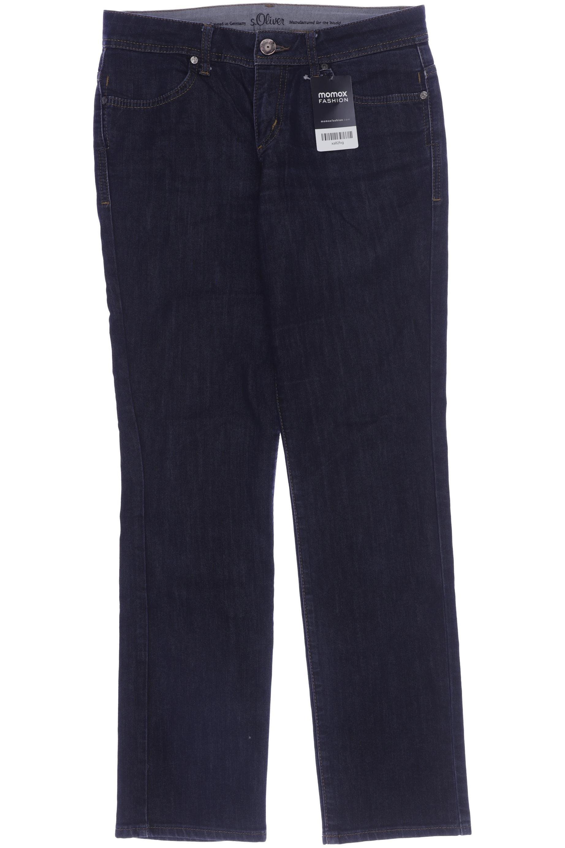 

s.Oliver Damen Jeans, marineblau