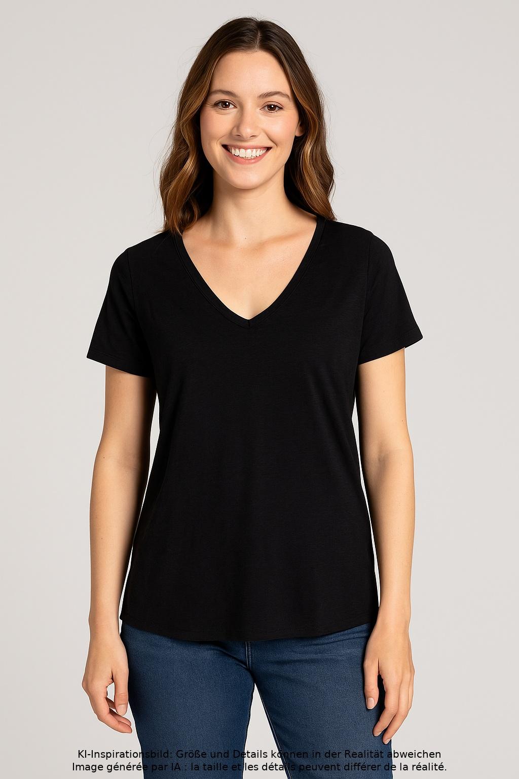 

s.Oliver Damen T-Shirt, schwarz, Gr. 42