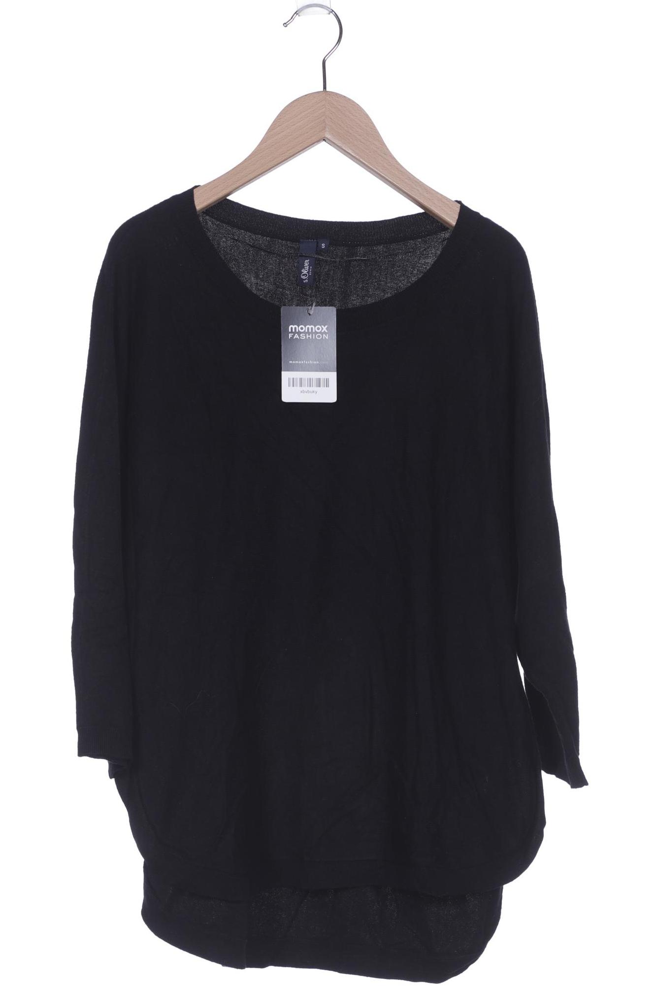 

s.Oliver Damen Pullover, schwarz