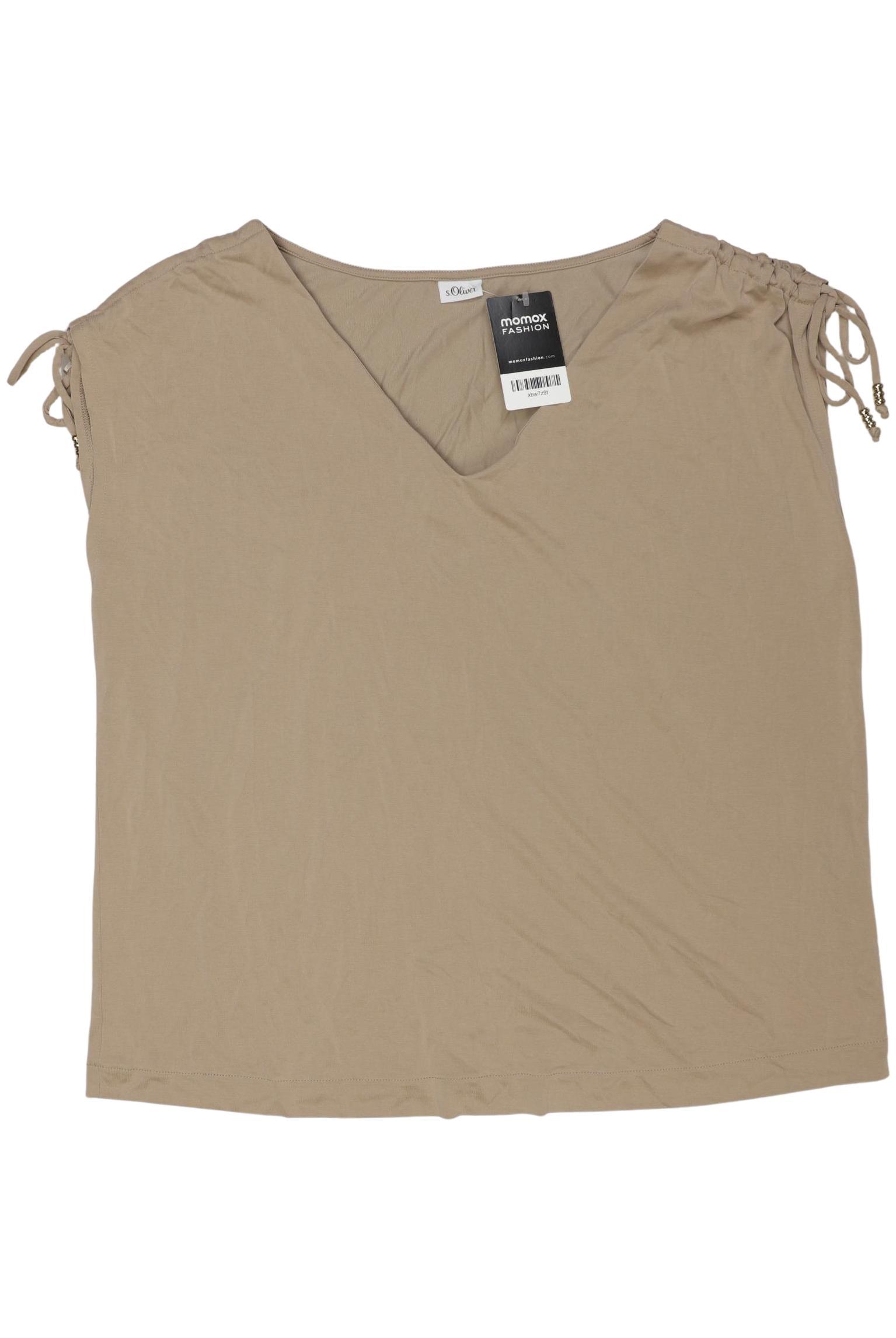 

s.Oliver Damen T-Shirt, beige, Gr. 44