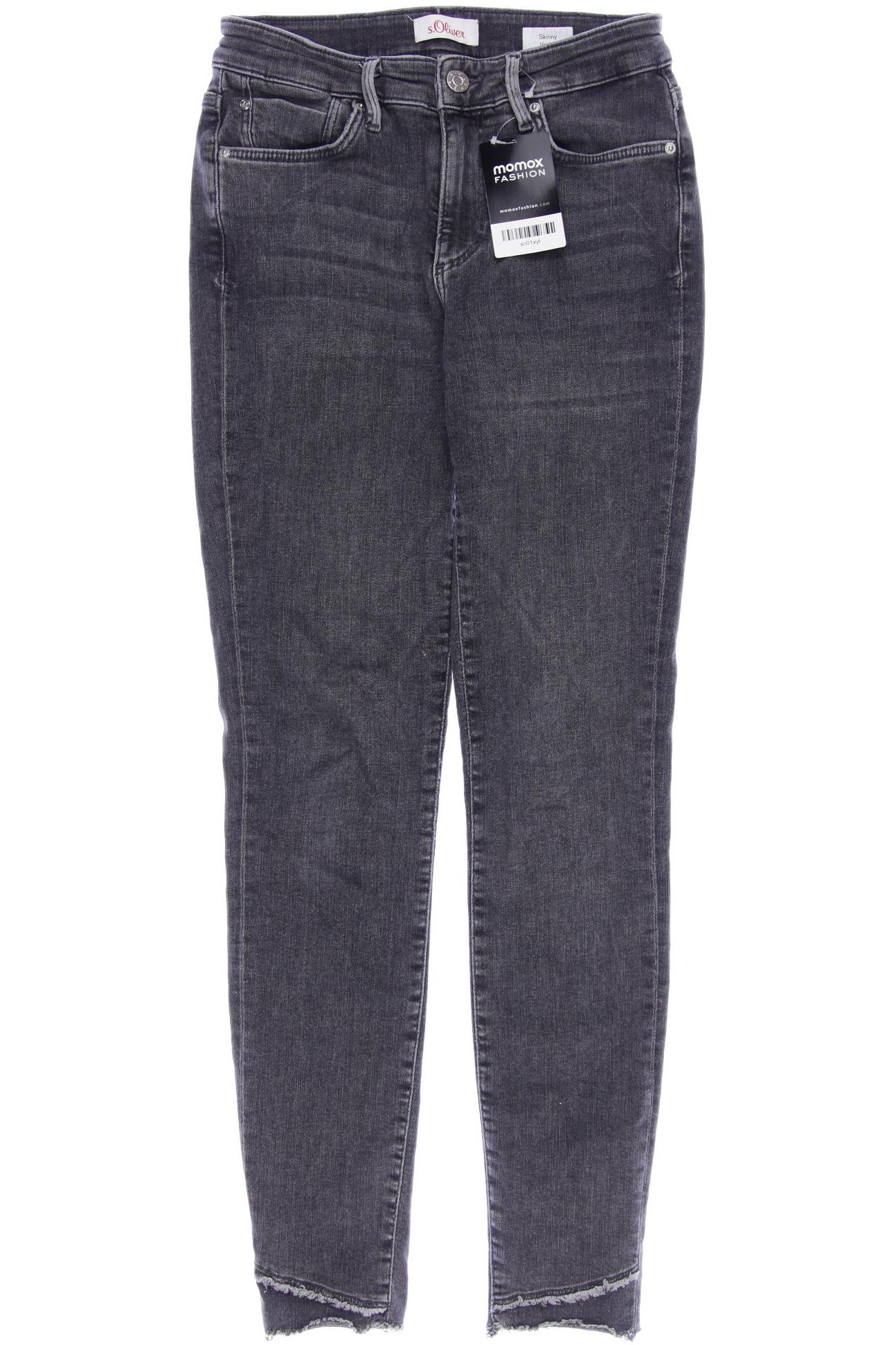 

s.Oliver Damen Jeans, grau