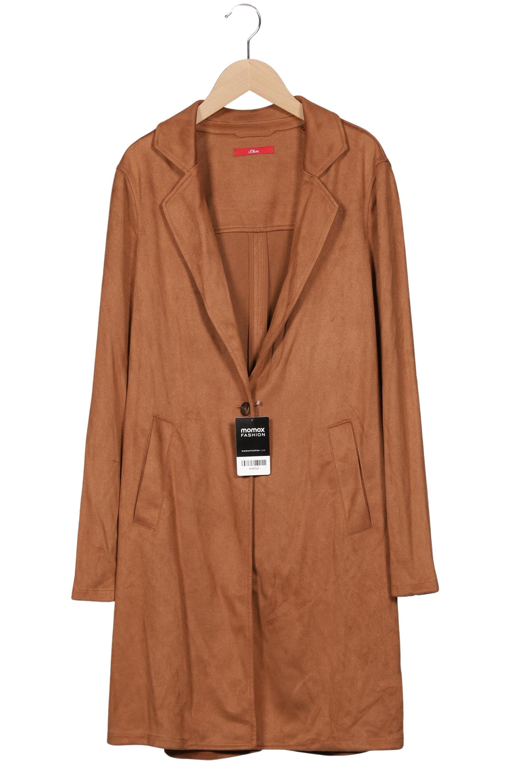 

s.Oliver Damen Mantel, braun, Gr. 40