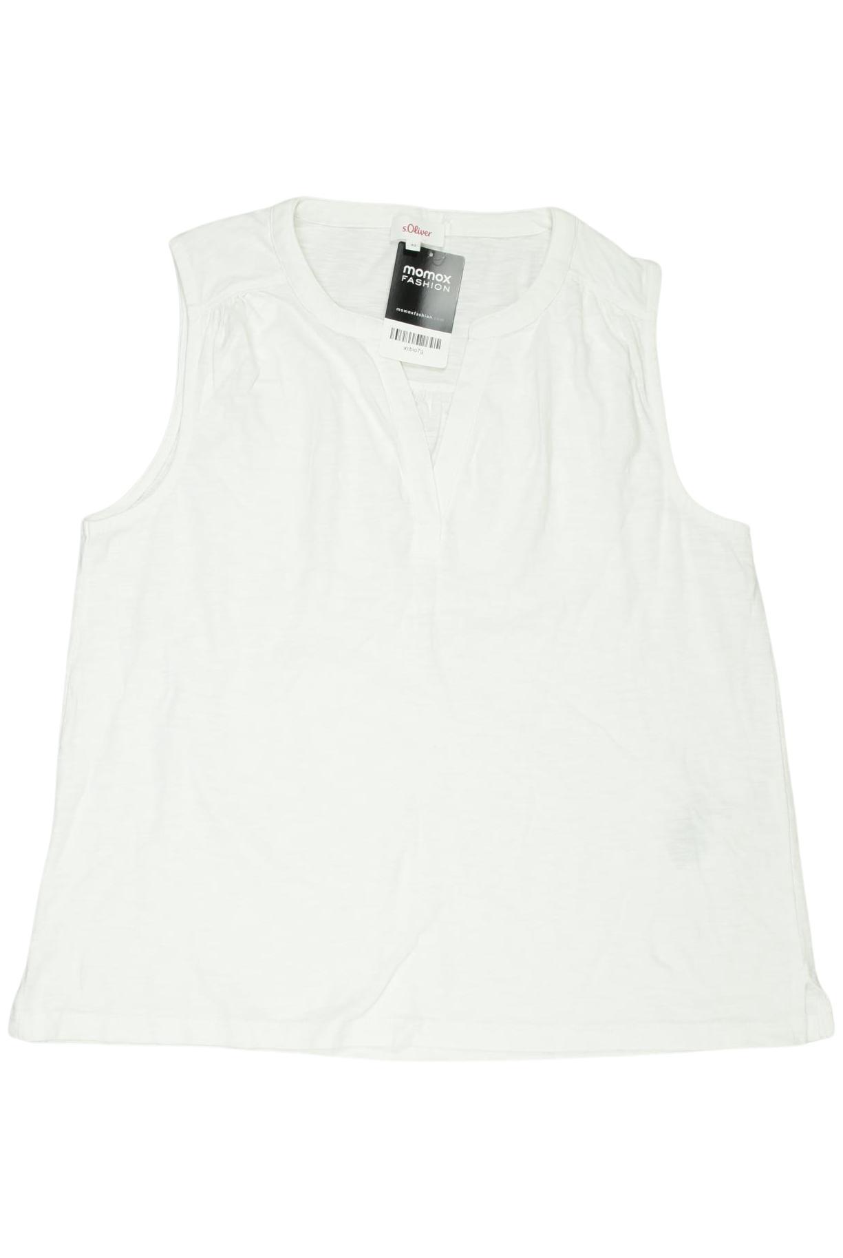 

s.Oliver Damen Top, weiß, Gr. 40